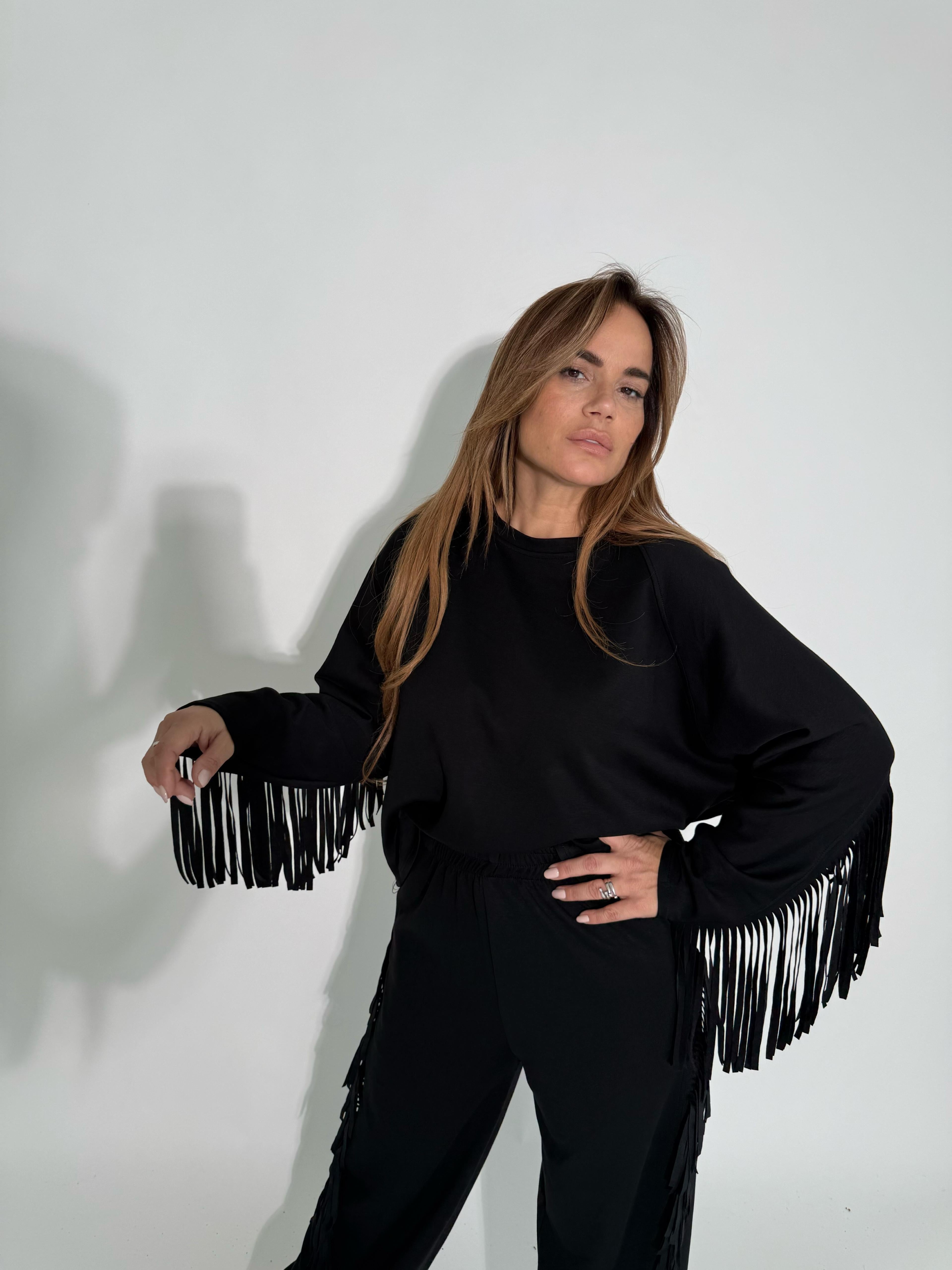 Cordset tuta con frange