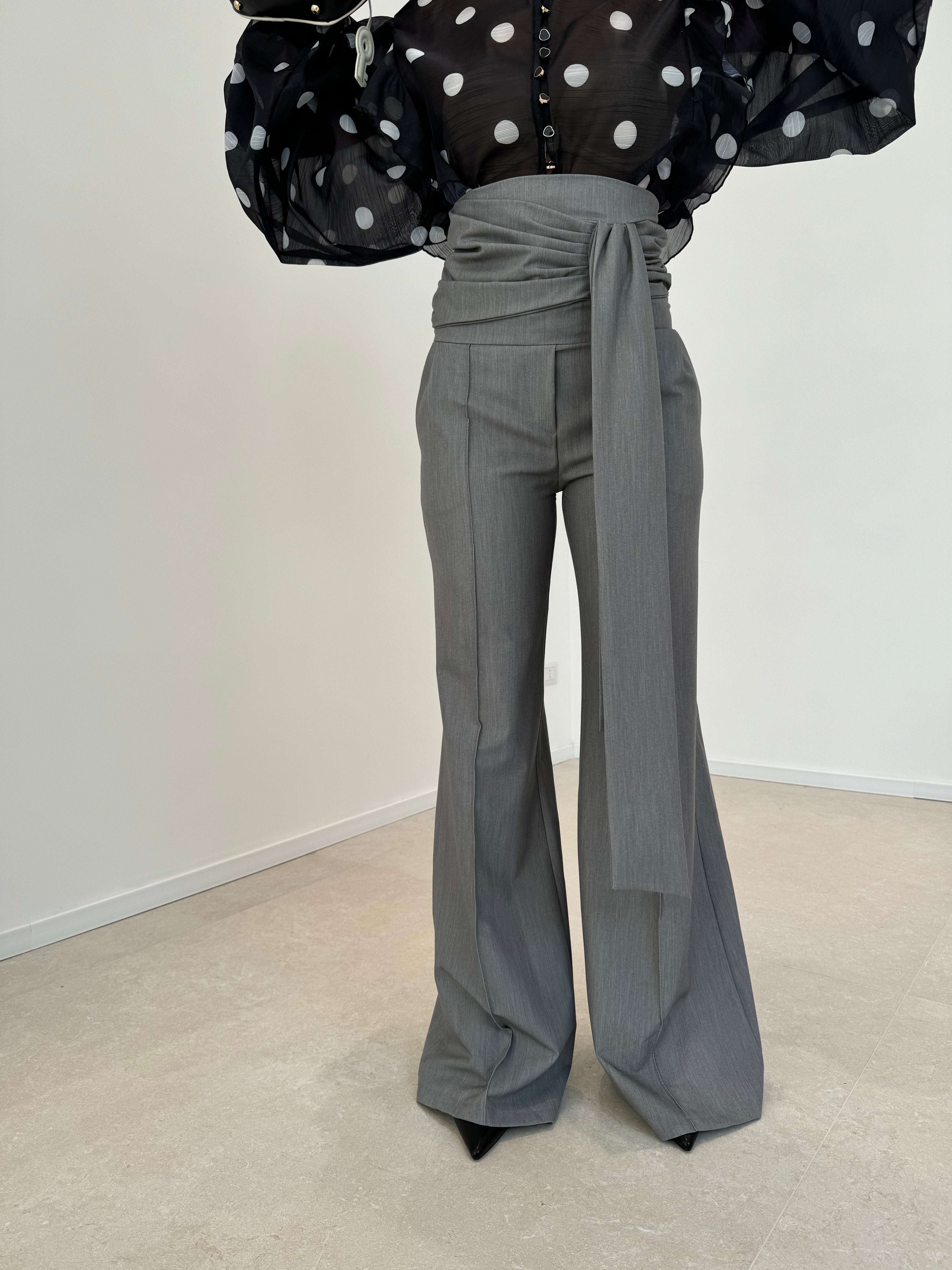 Pantalone fiocco palazzo