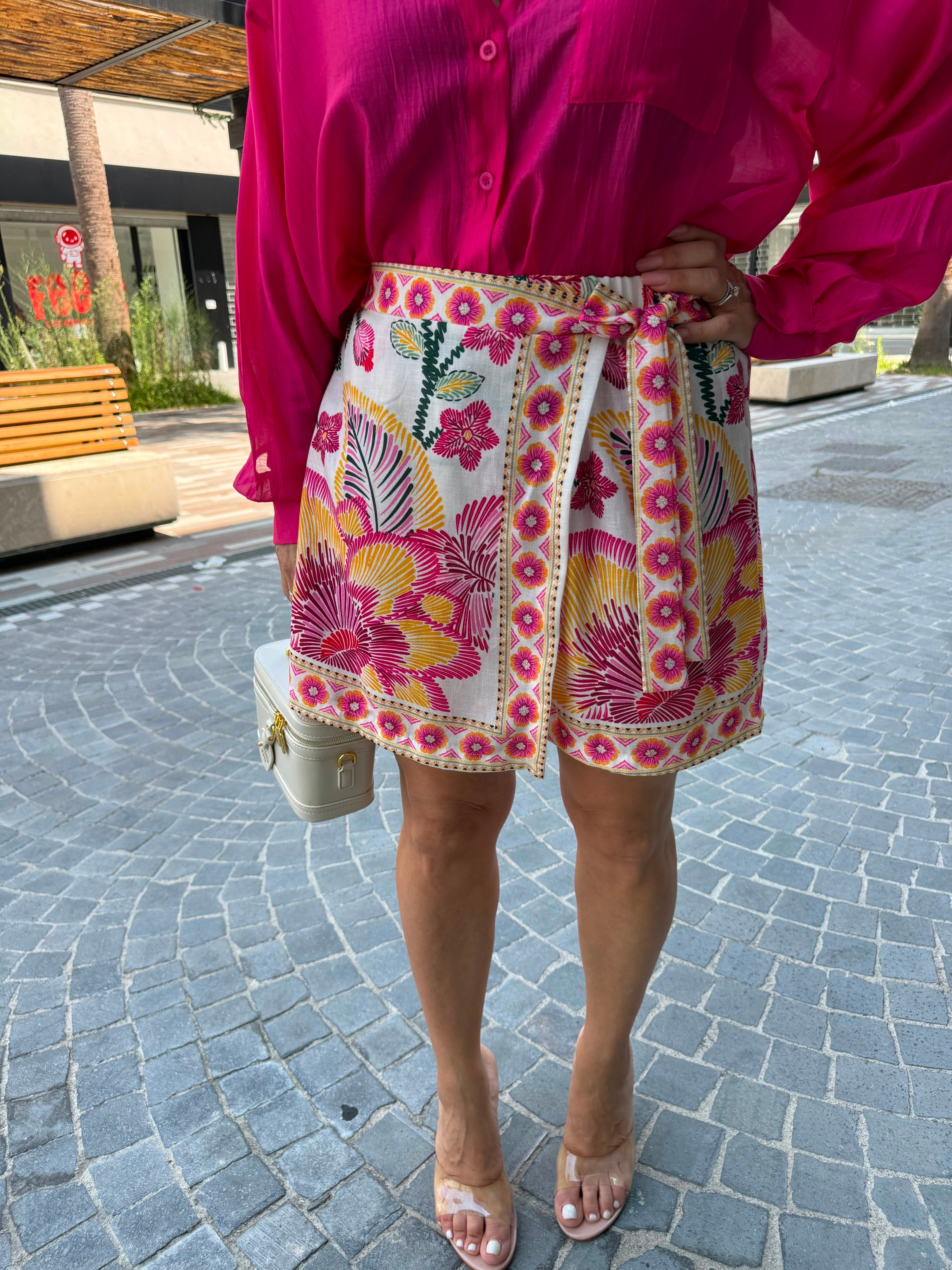 Pantagonna fiori curvy