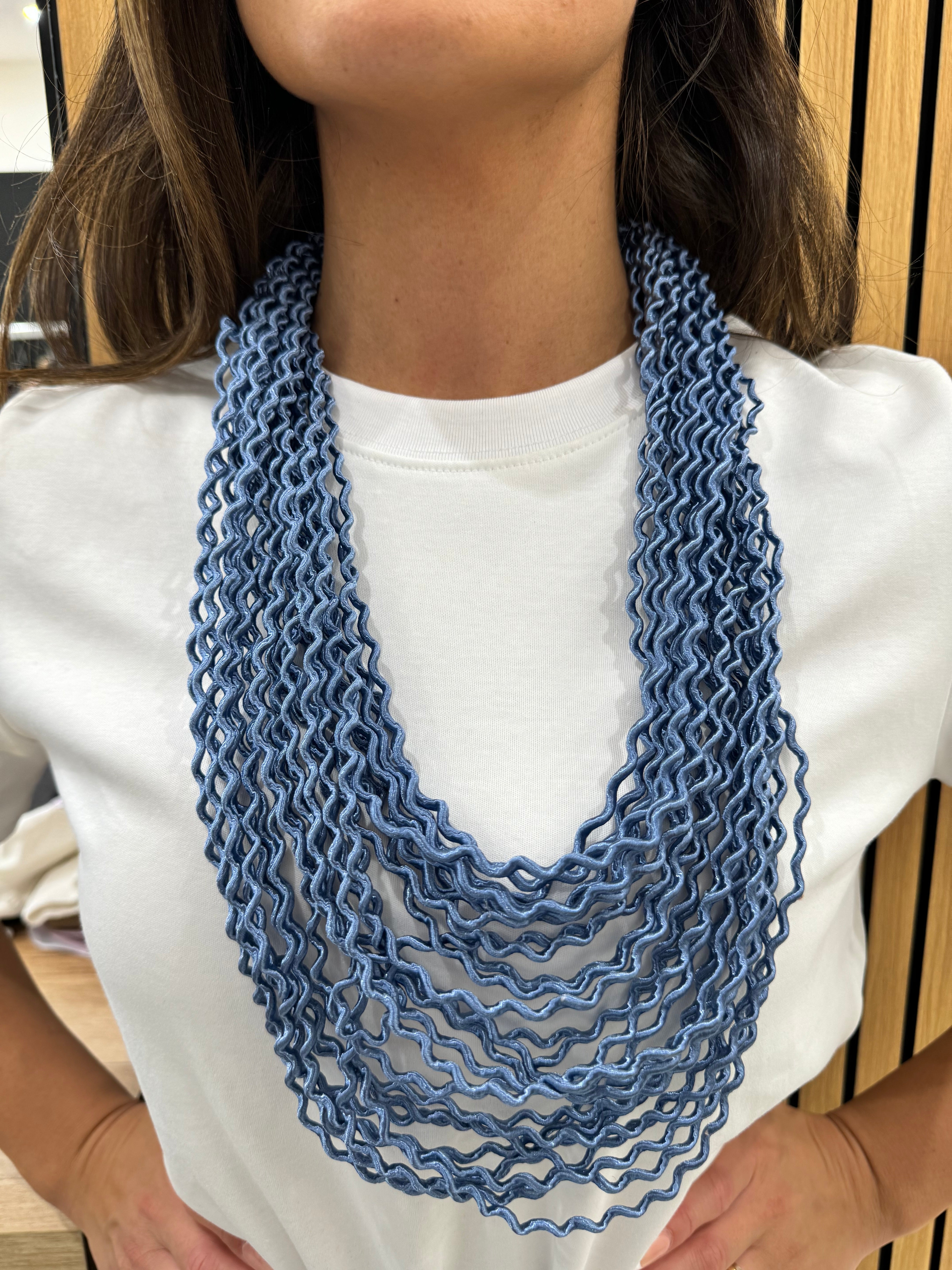 Collana zig zag