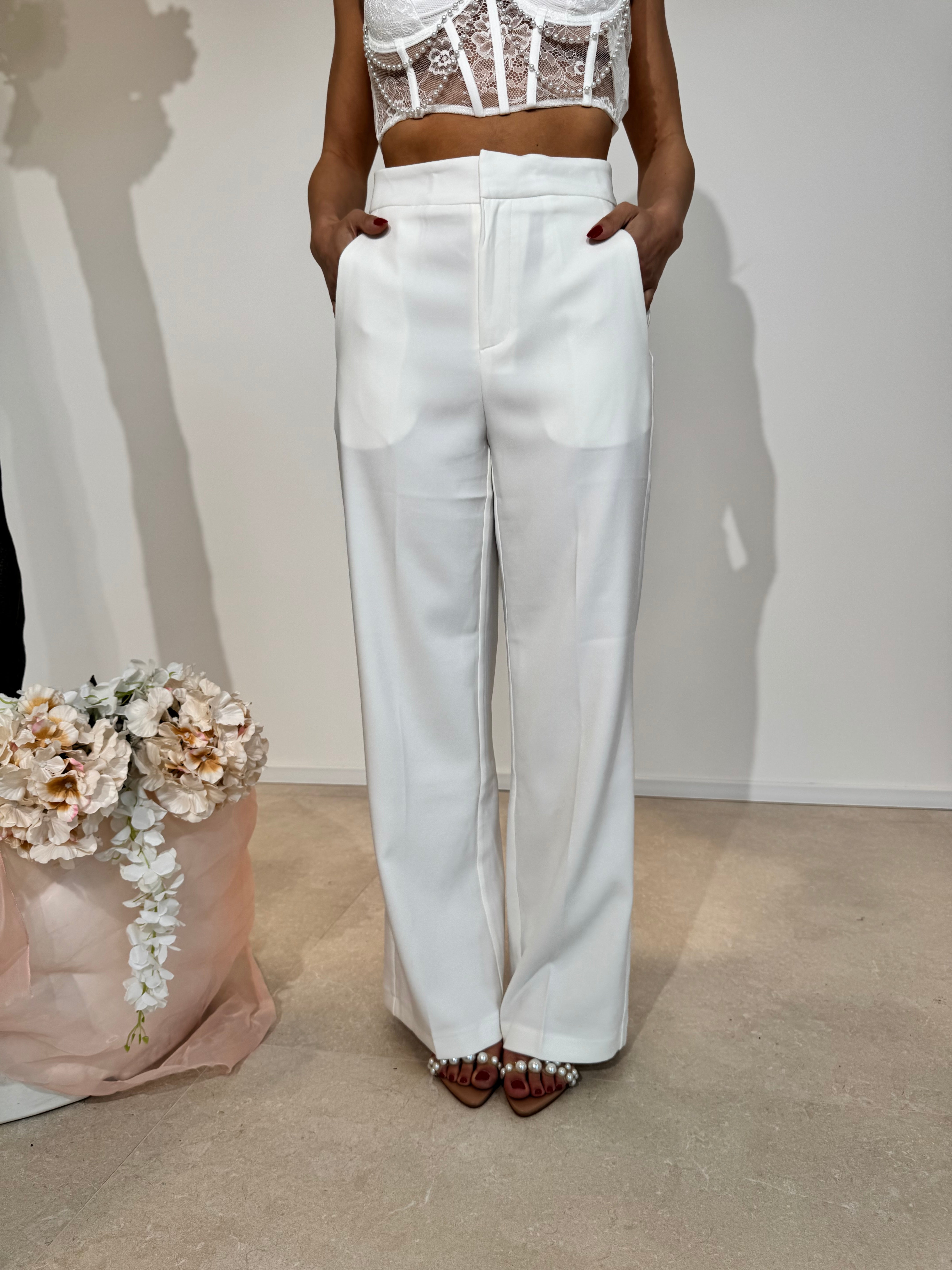 Pantalone gamba dritta