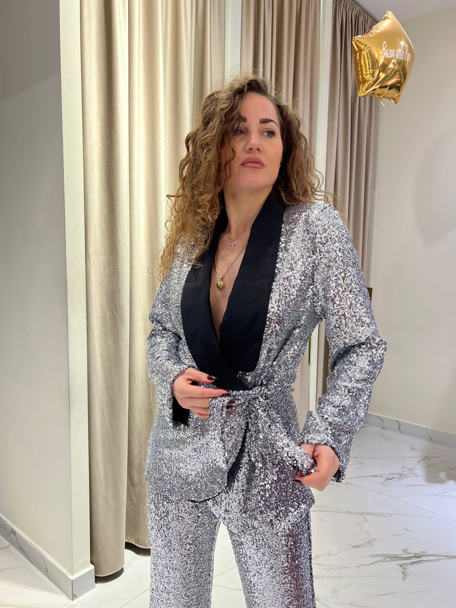 Tailleur paillettes