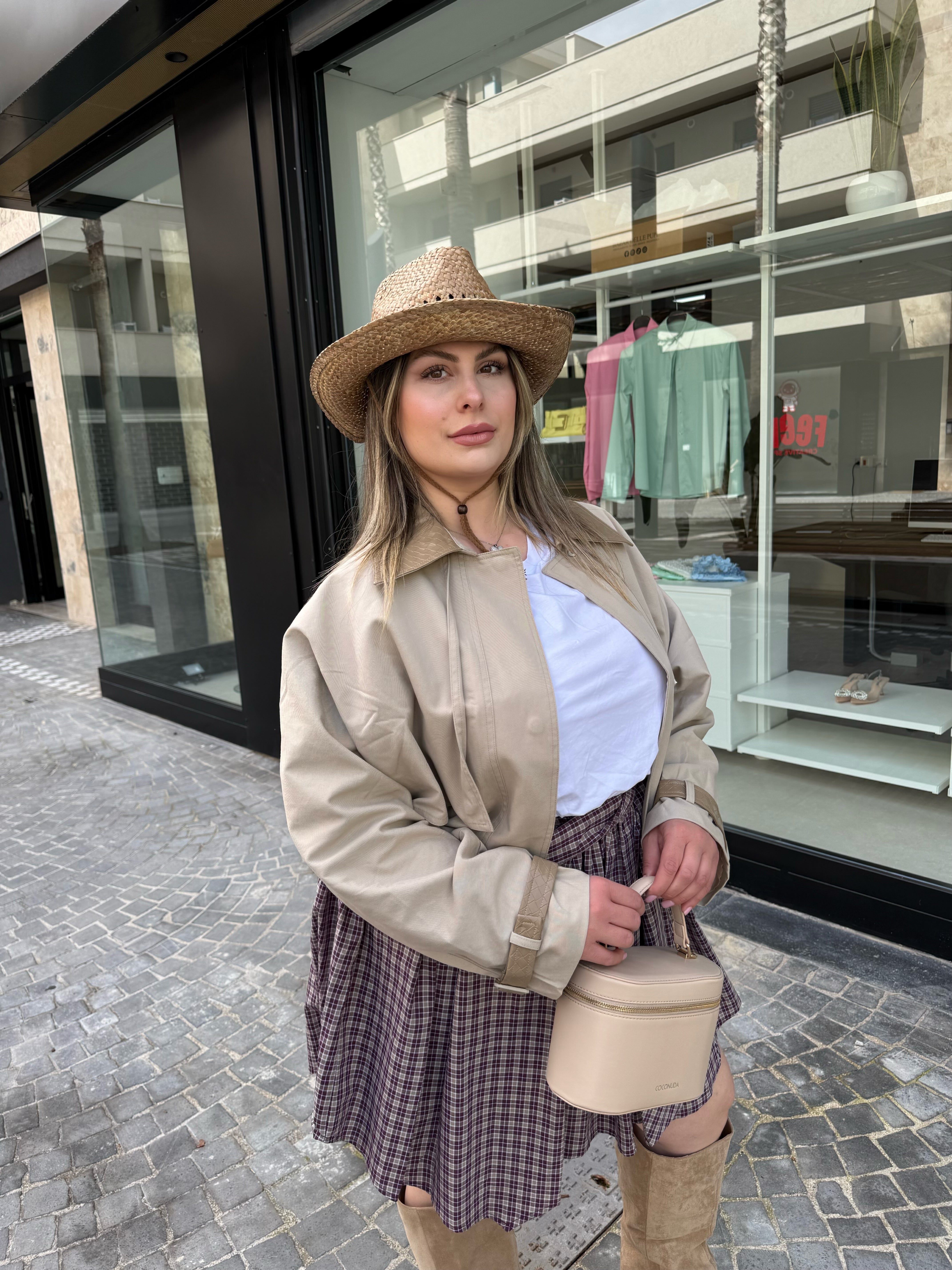 Trench crop con arriccio