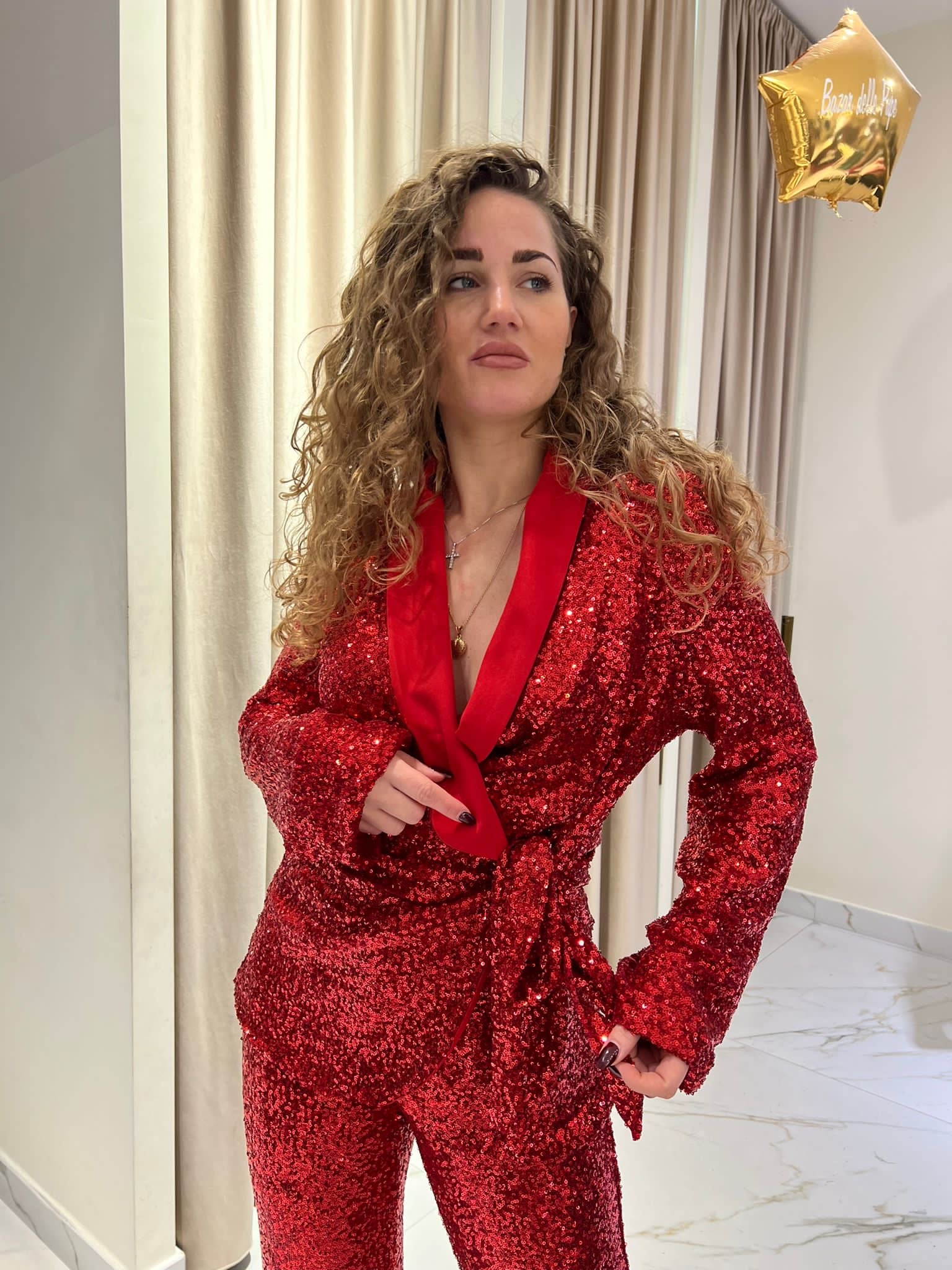 Tailleur paillettes
