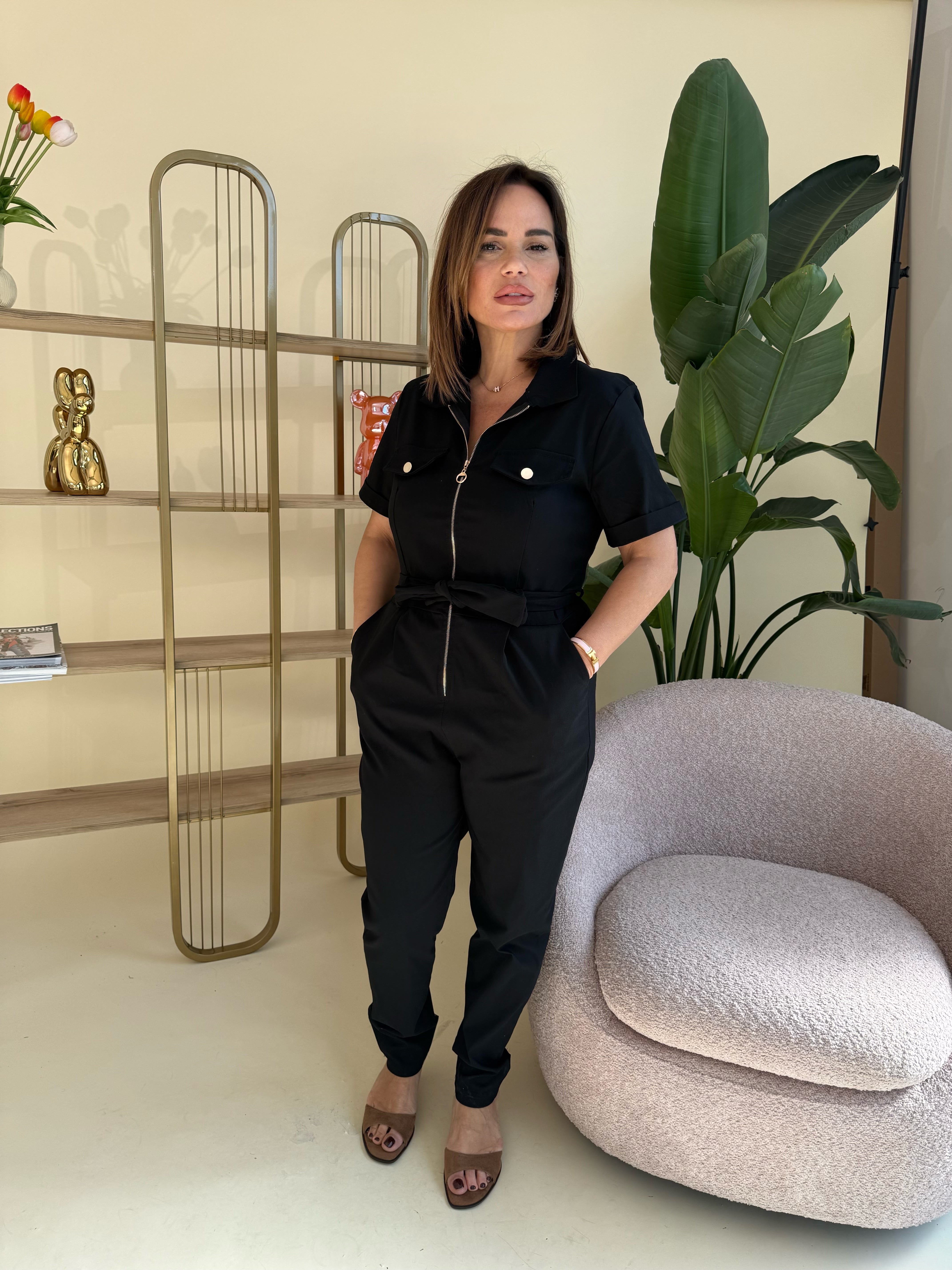 Tuta intera con zip curvy