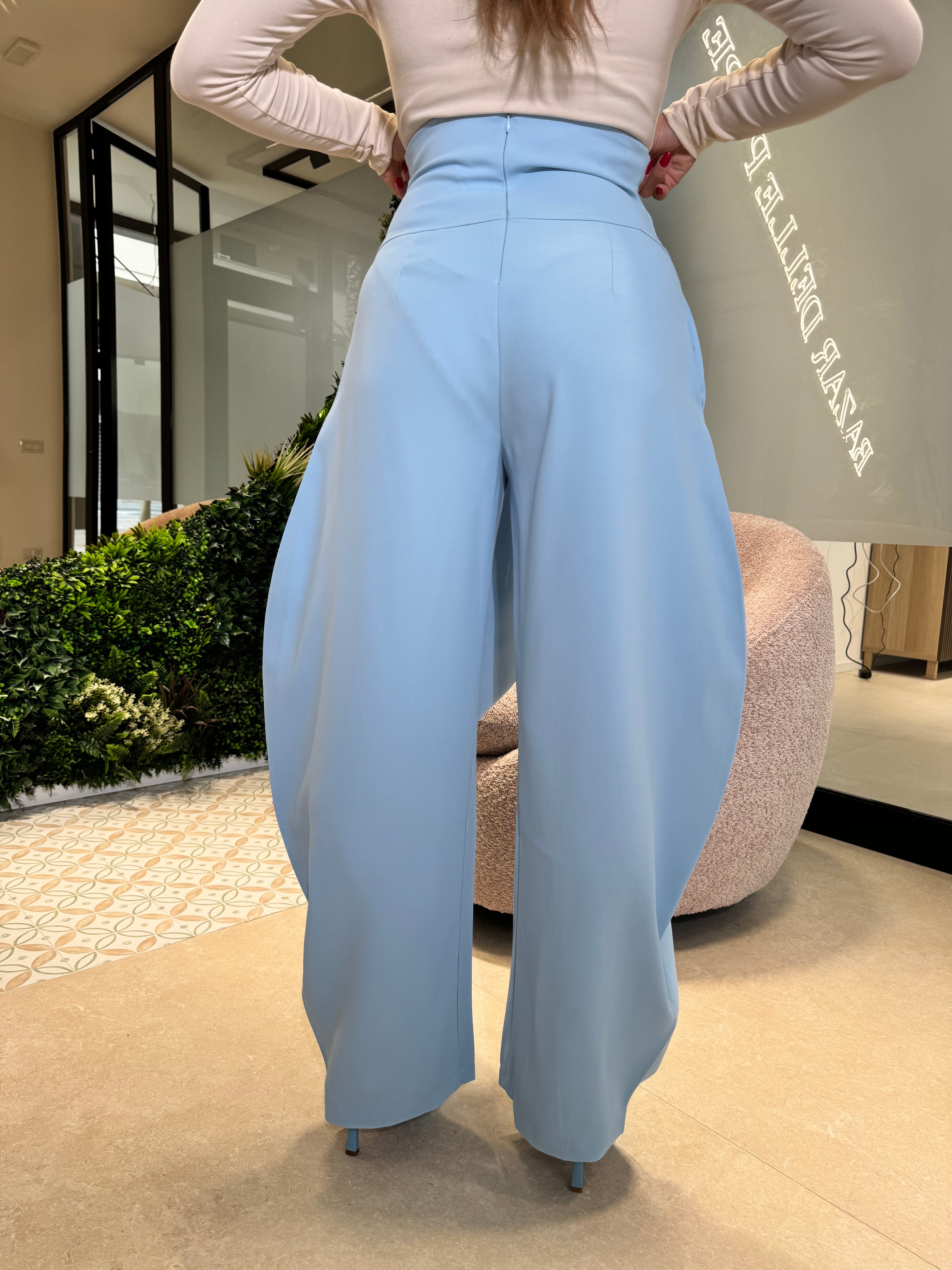 Pantalone ballon fiocco