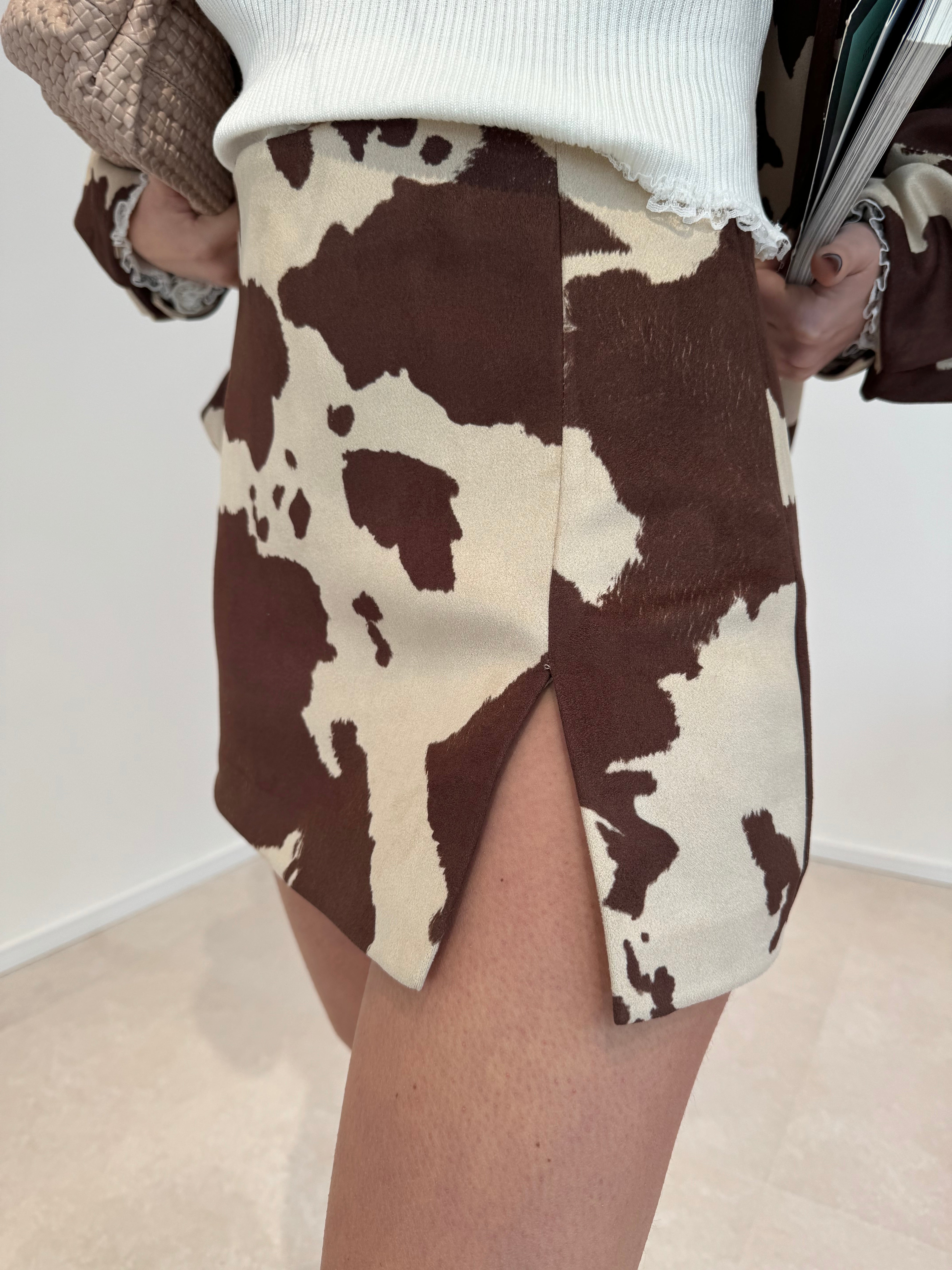 Pantagonna con mini spacco Lumina