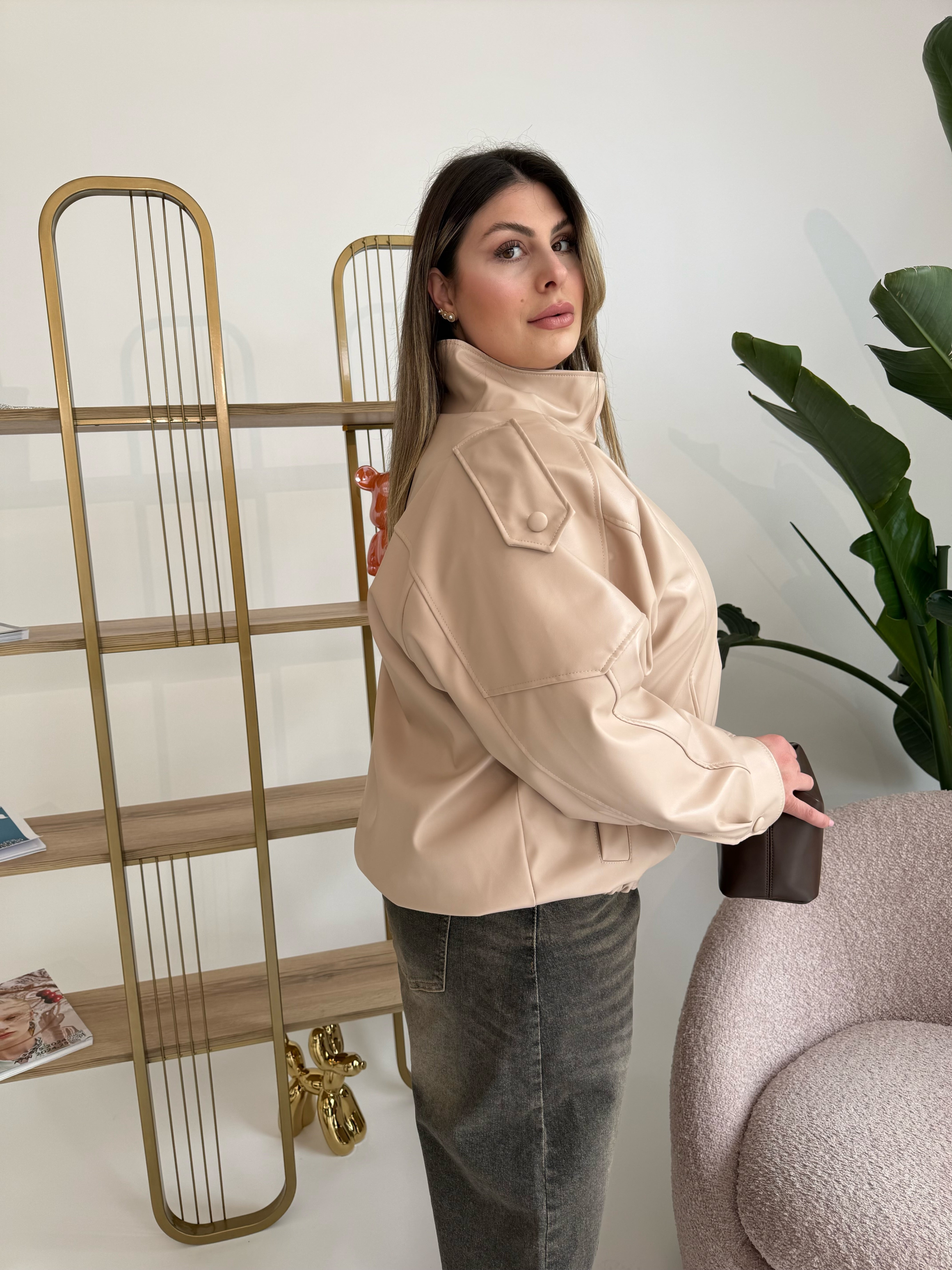 Chiodo bomber Zarah curvy