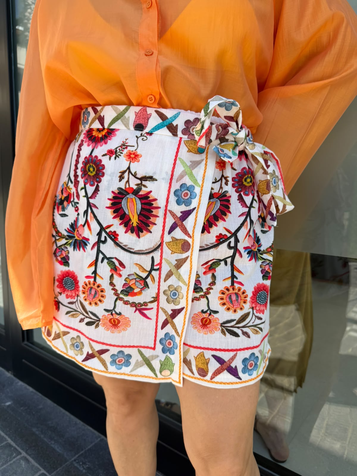 Pantagonna fiori curvy