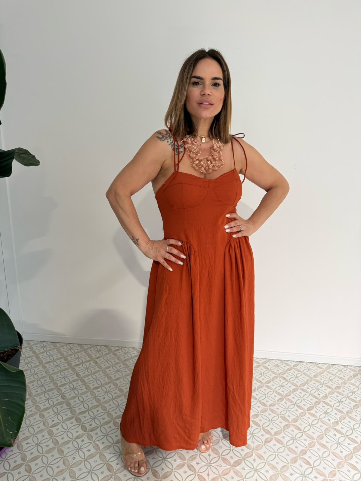 Abito midi Hoana curvy