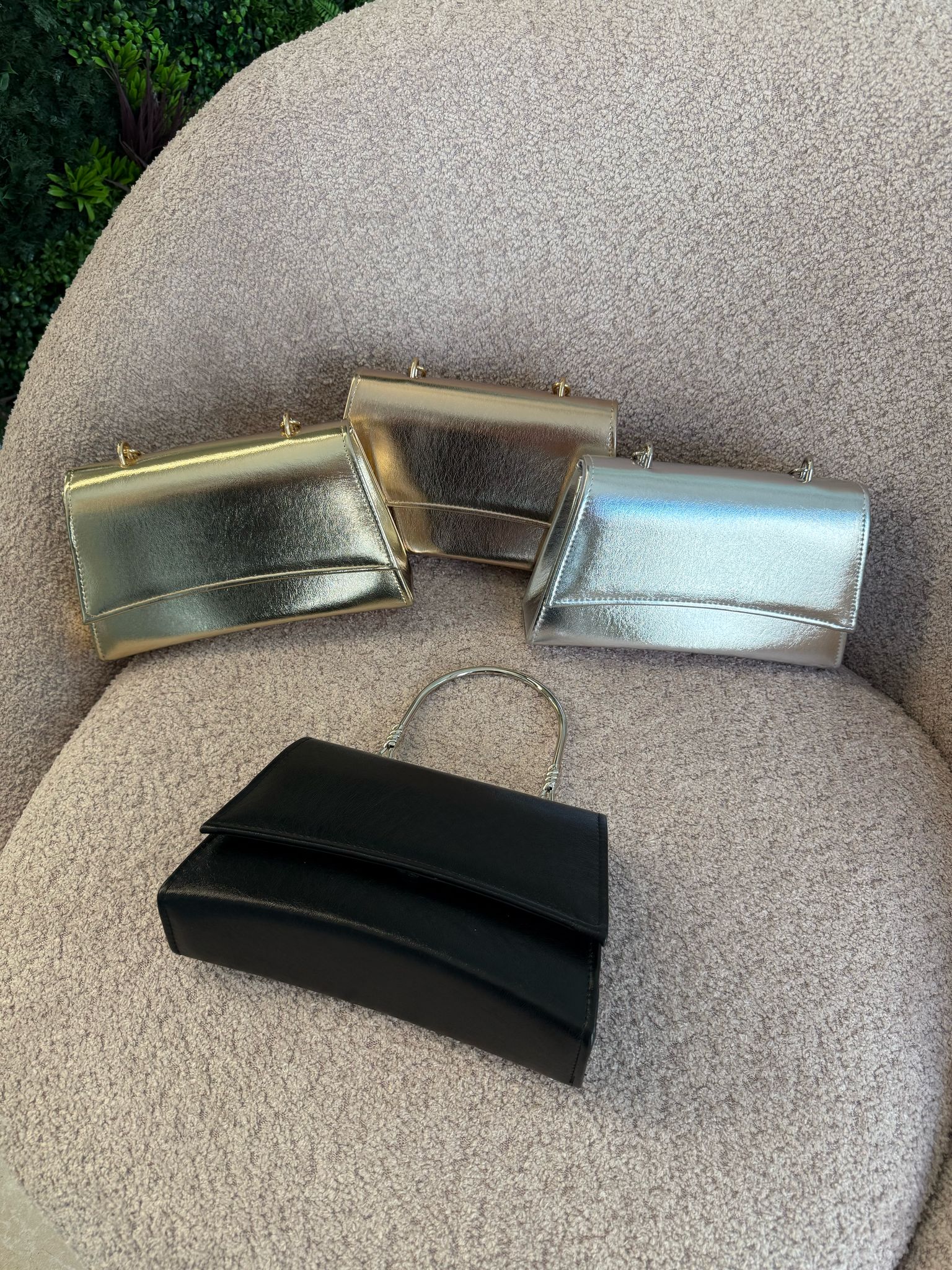 Pochette metallizzata
