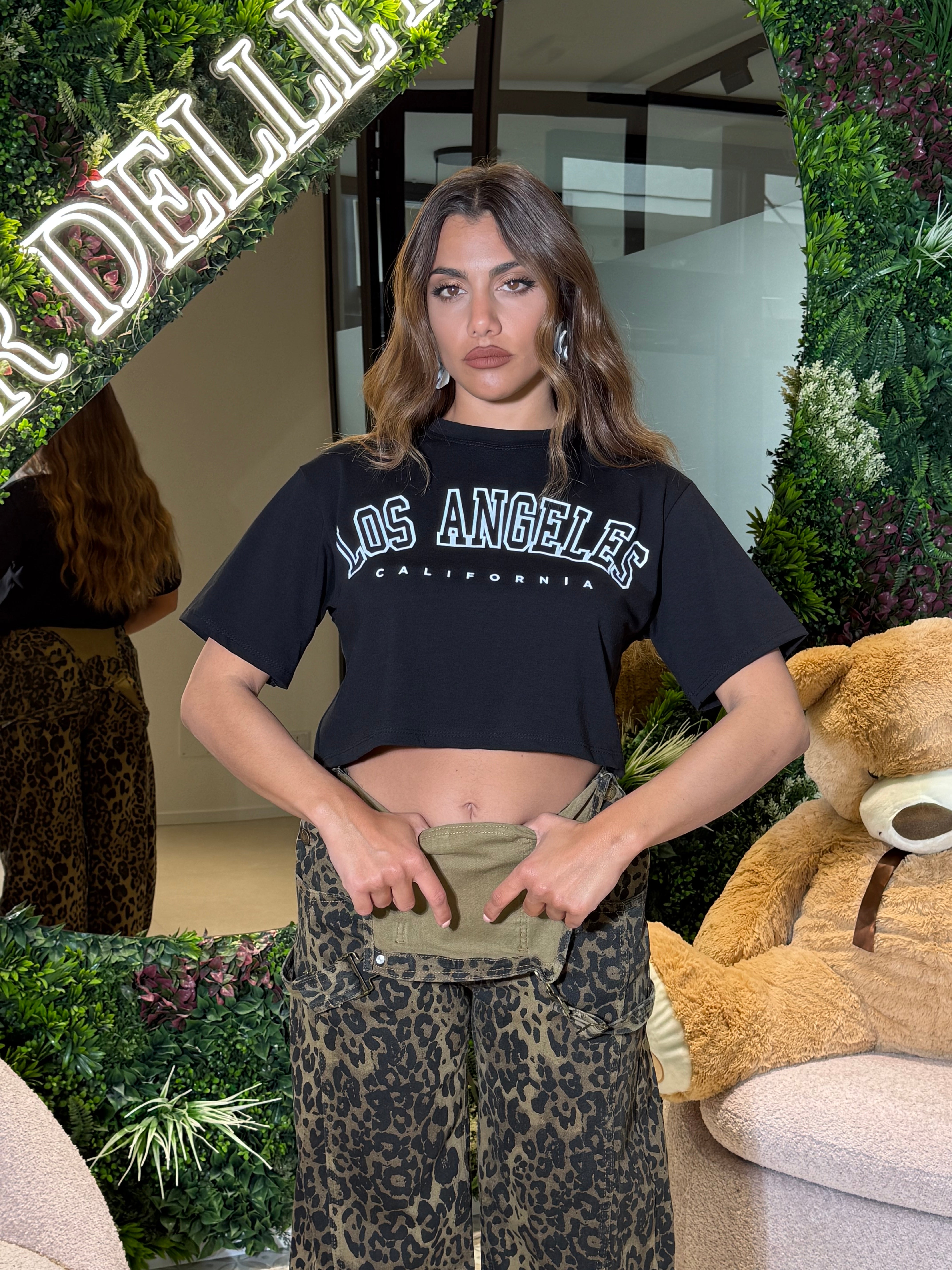 T-shirt crop Los Angeles