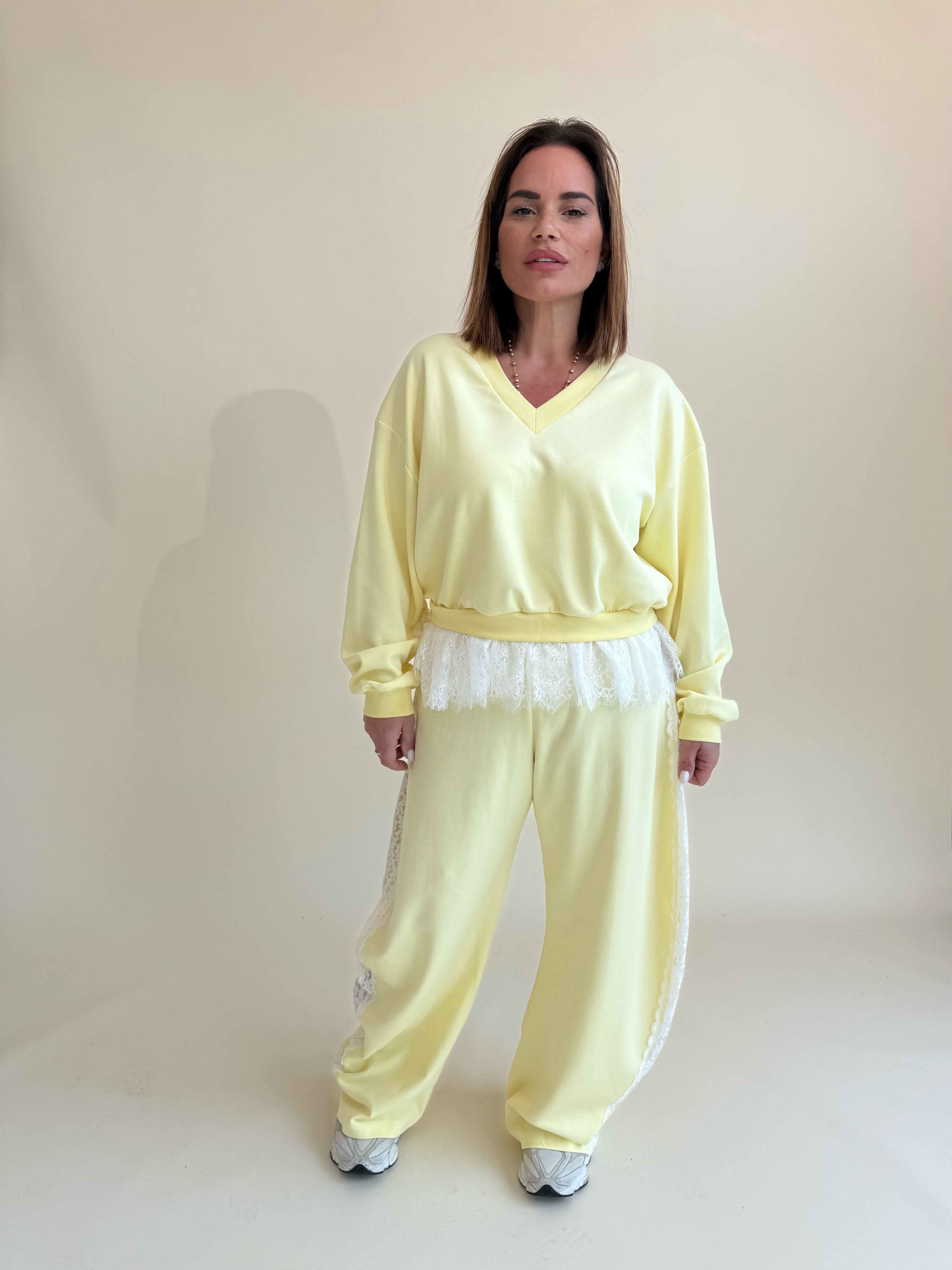 Cordset tuta in pizzo Lumina