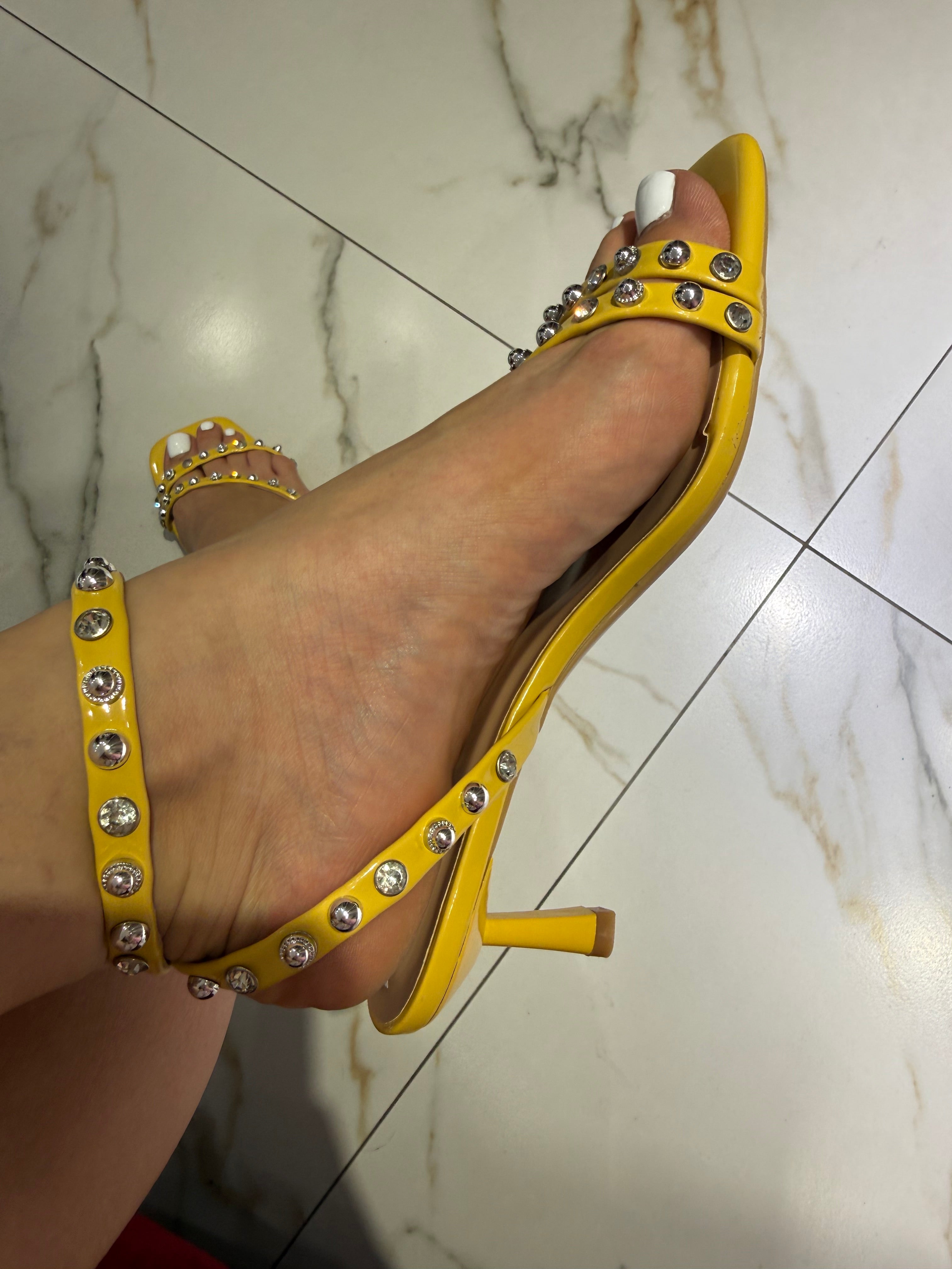 Sandali borchie e strass