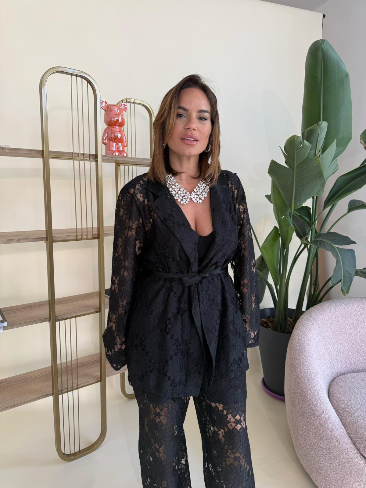 Tailleur merletto curvy