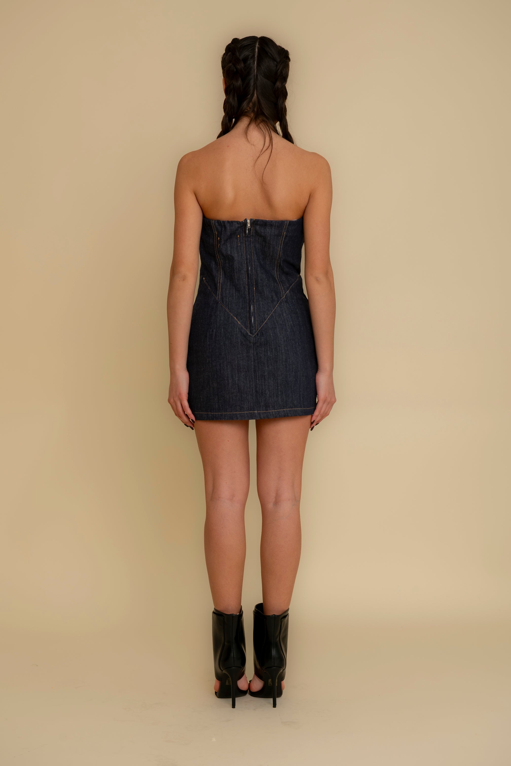 Cordset abitino in denim