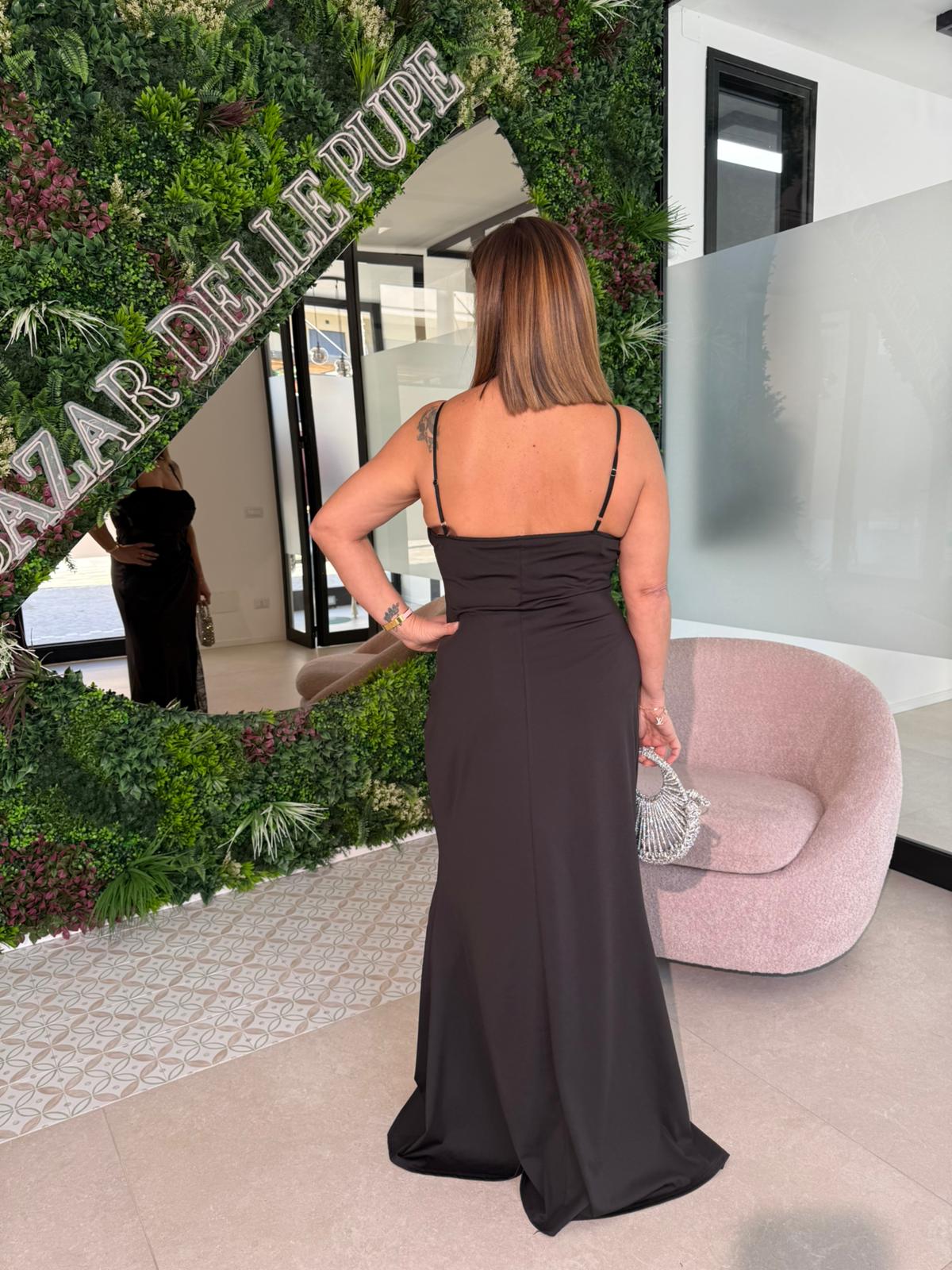 Abito licra e merletto curvy