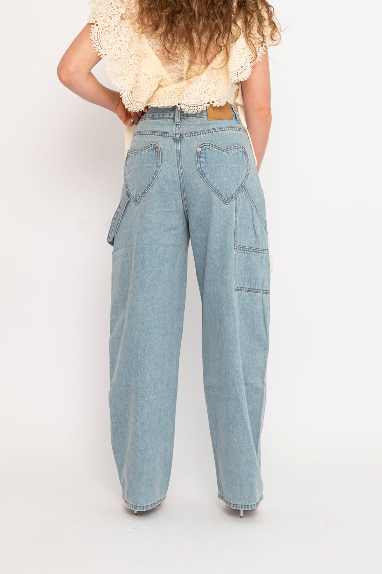 Jeans tasca cuore
