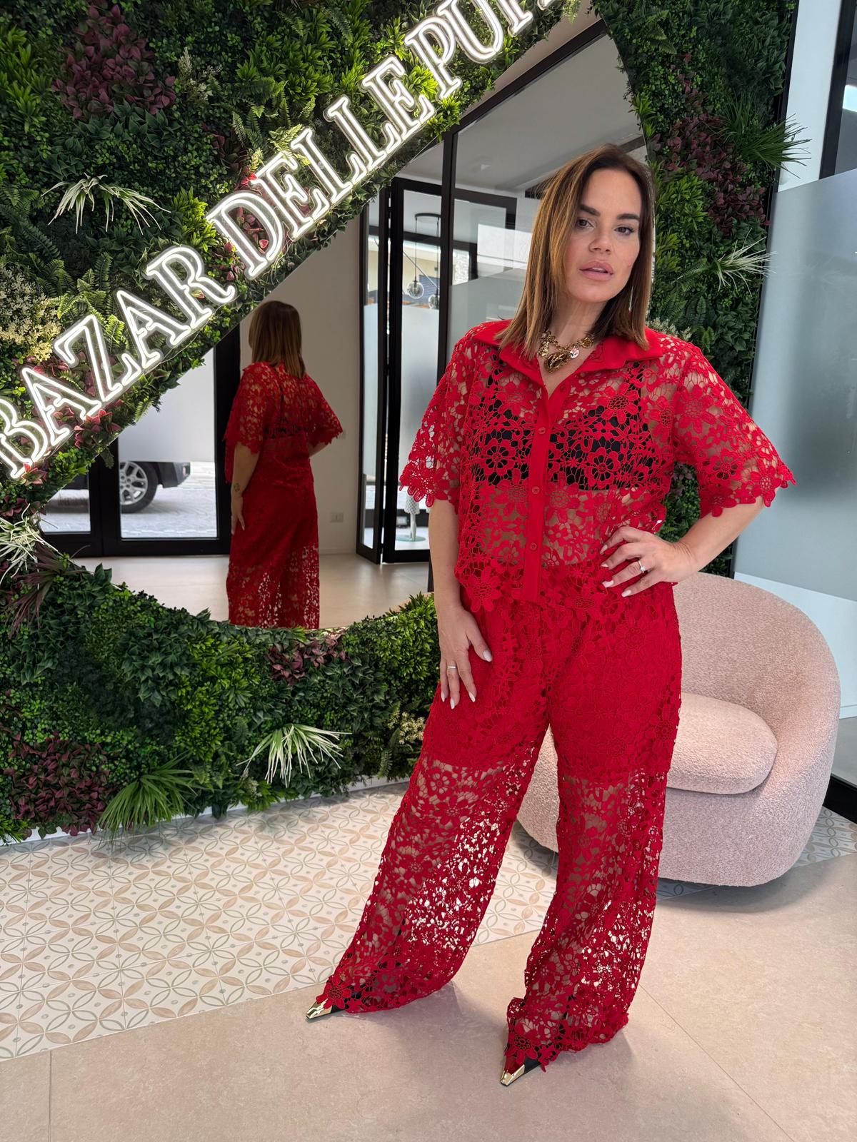 Cordset fiore in pizzo curvy