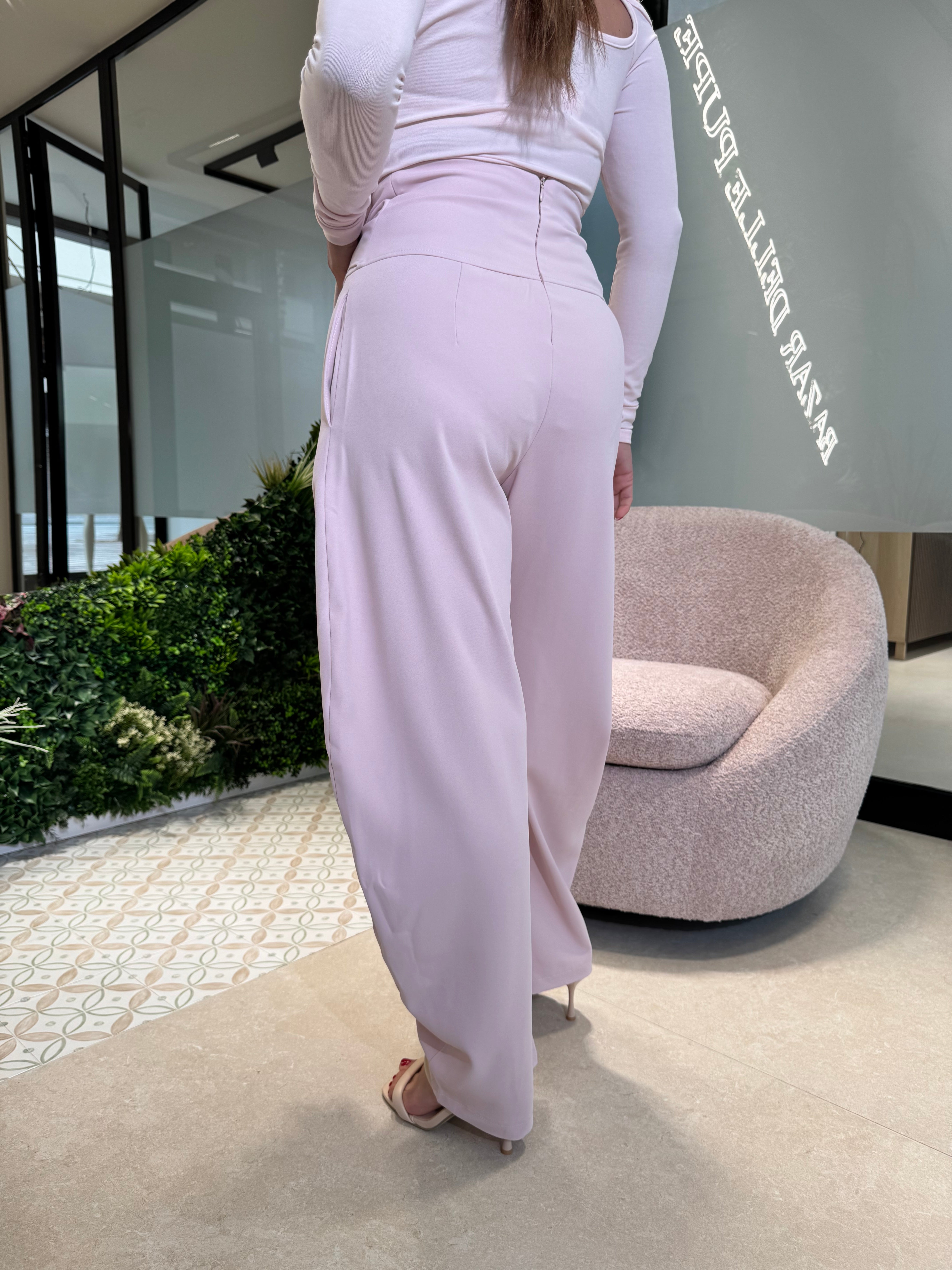 Pantalone ballon fiocco