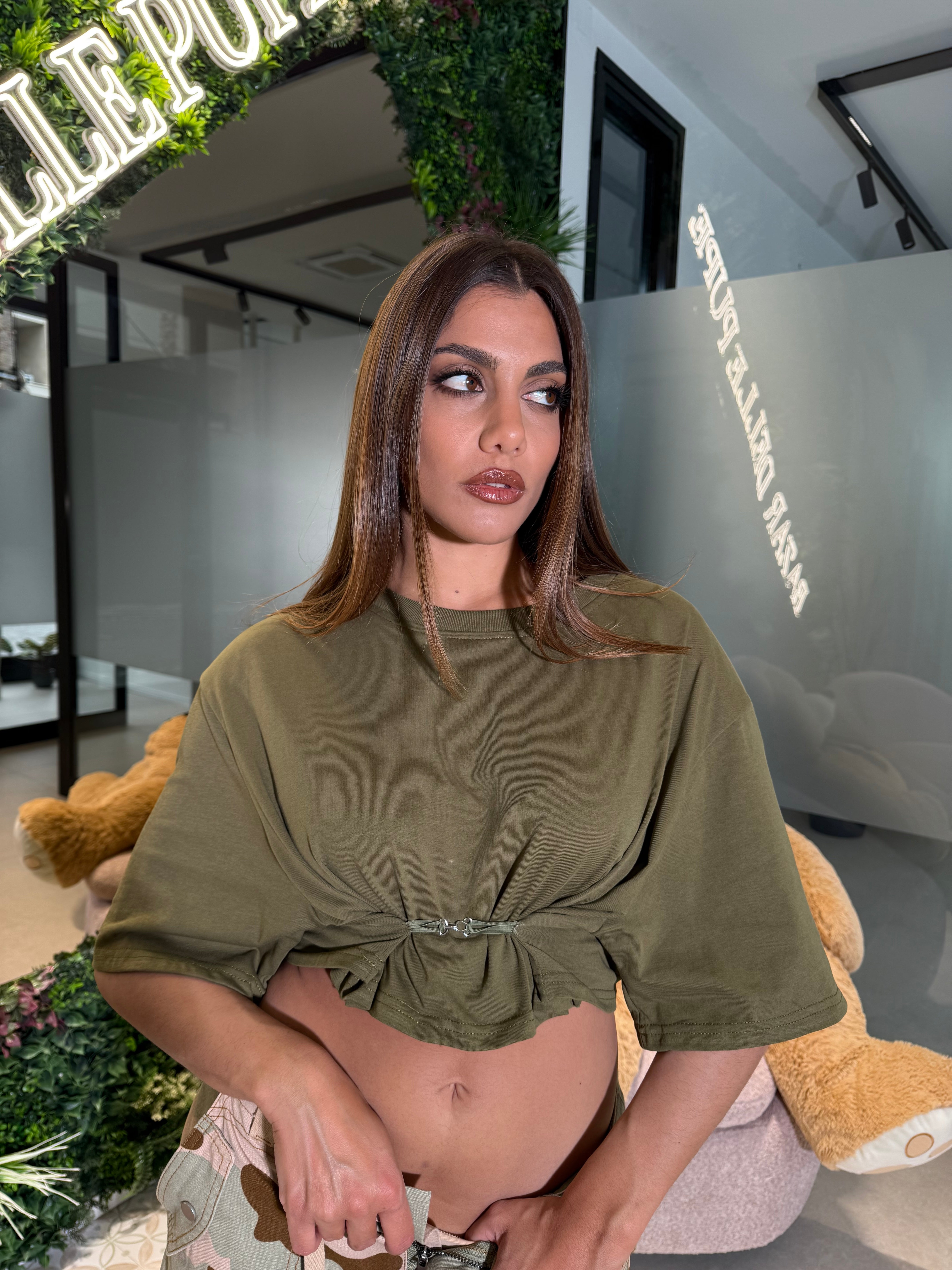 T-shirt crop