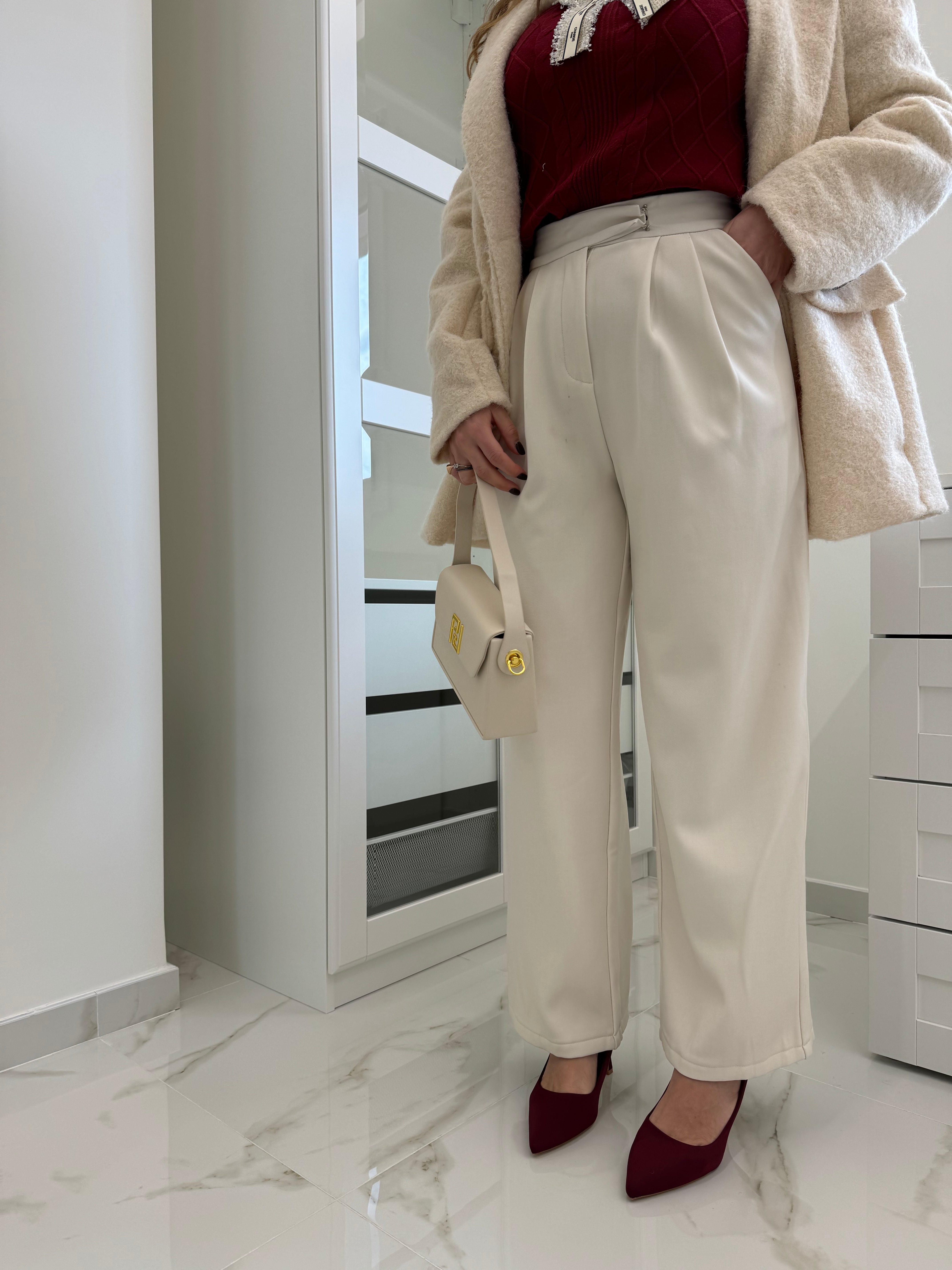 Pantalone felpato all’interno