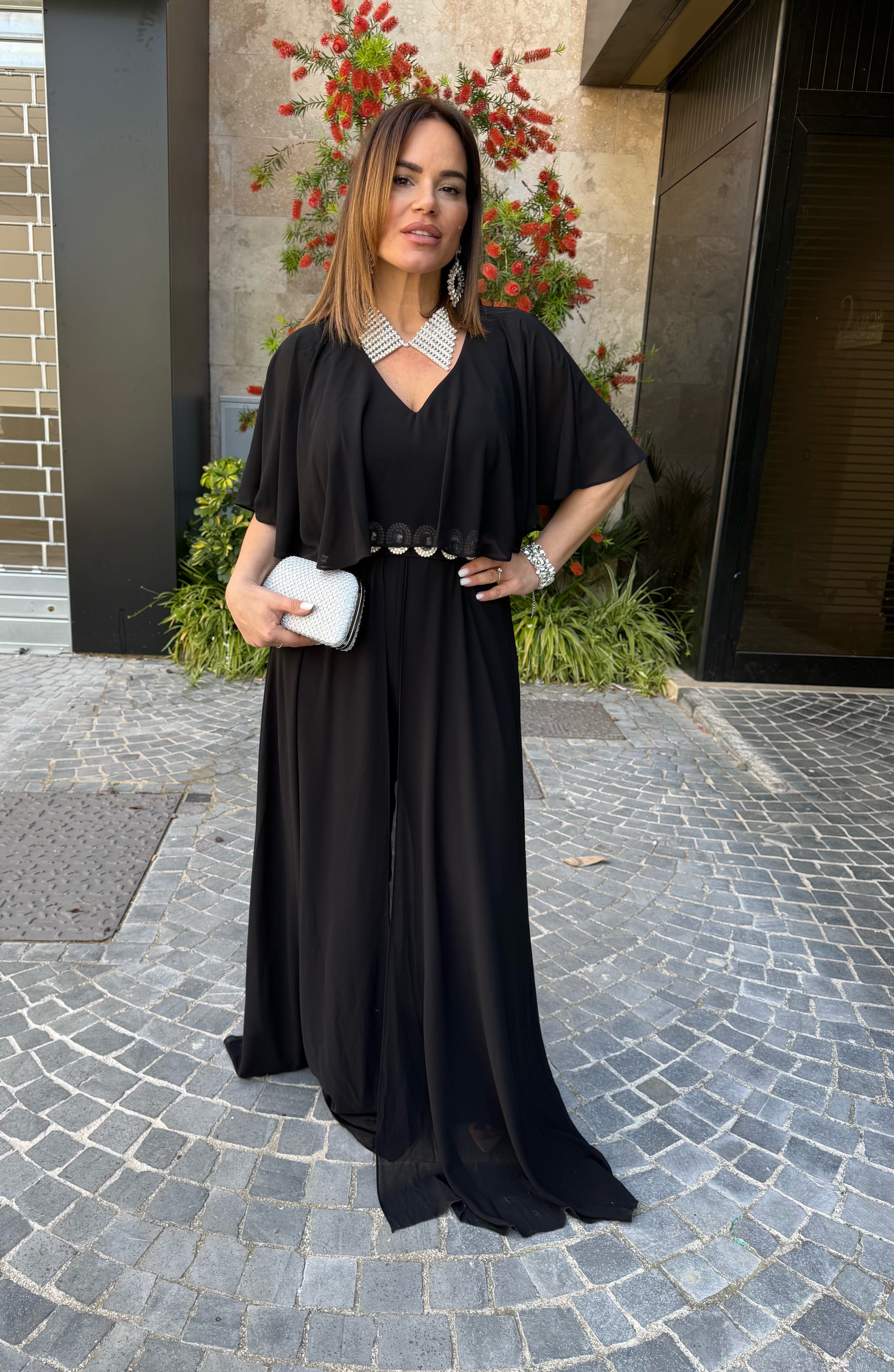 Tuta interna da cerimonia con veli curvy