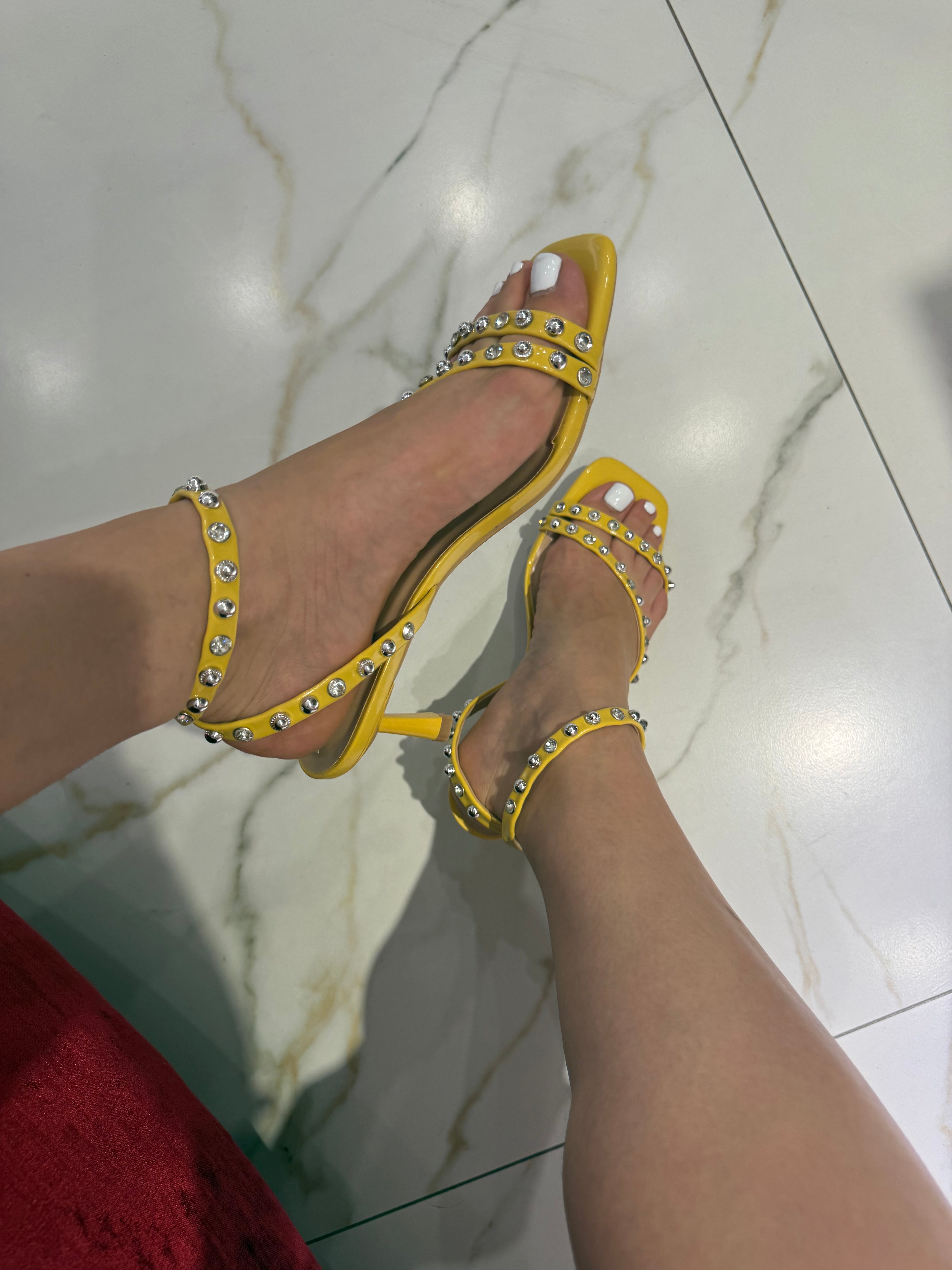Sandali borchie e strass