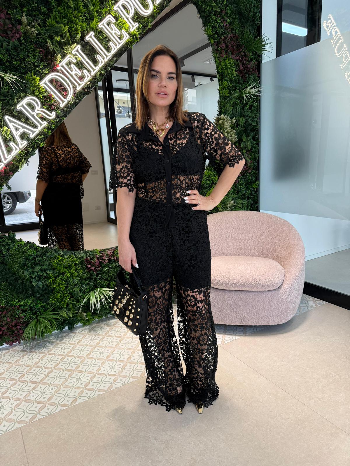Cordset fiore in pizzo curvy