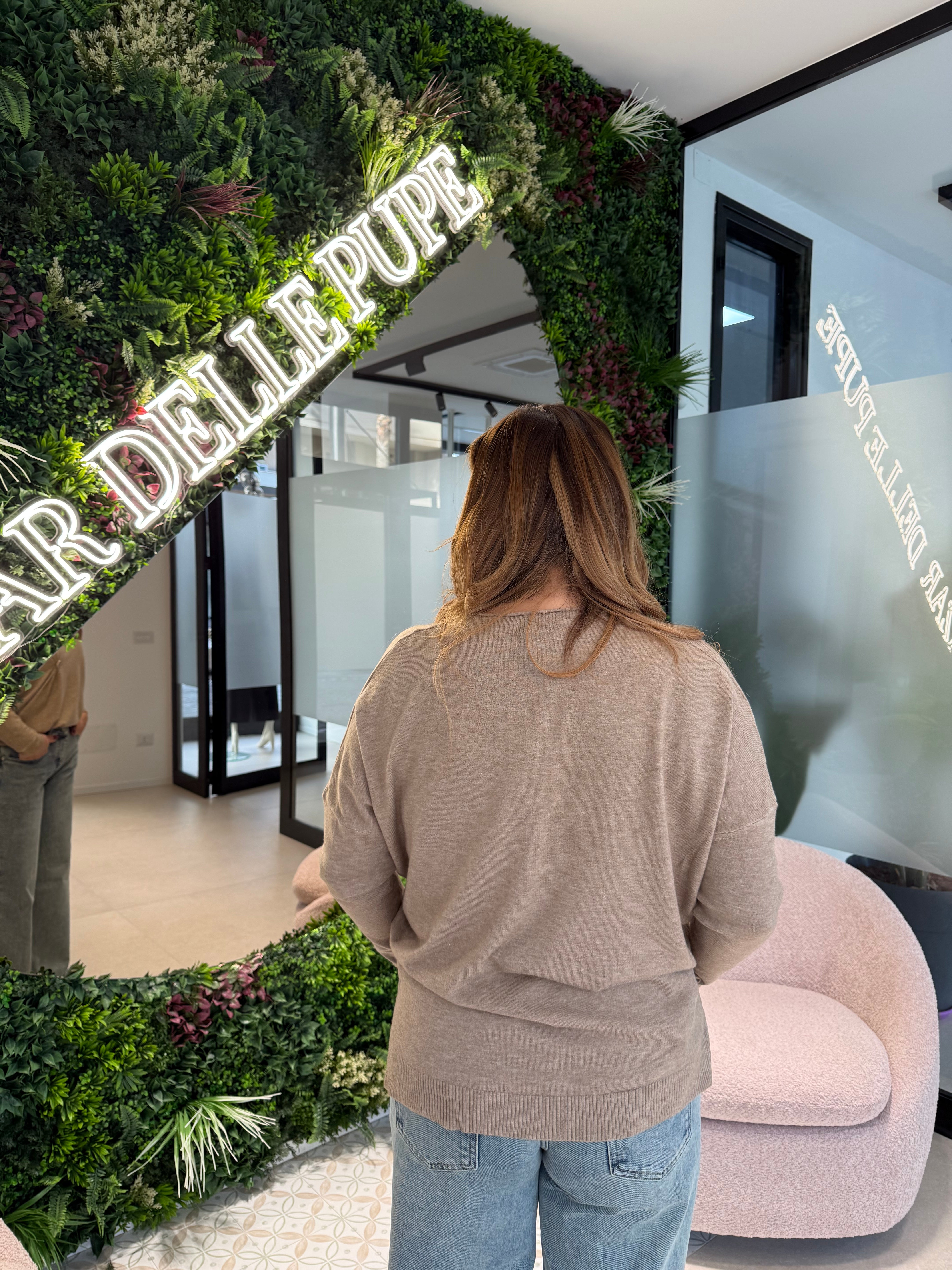 Pull con bottone Gold