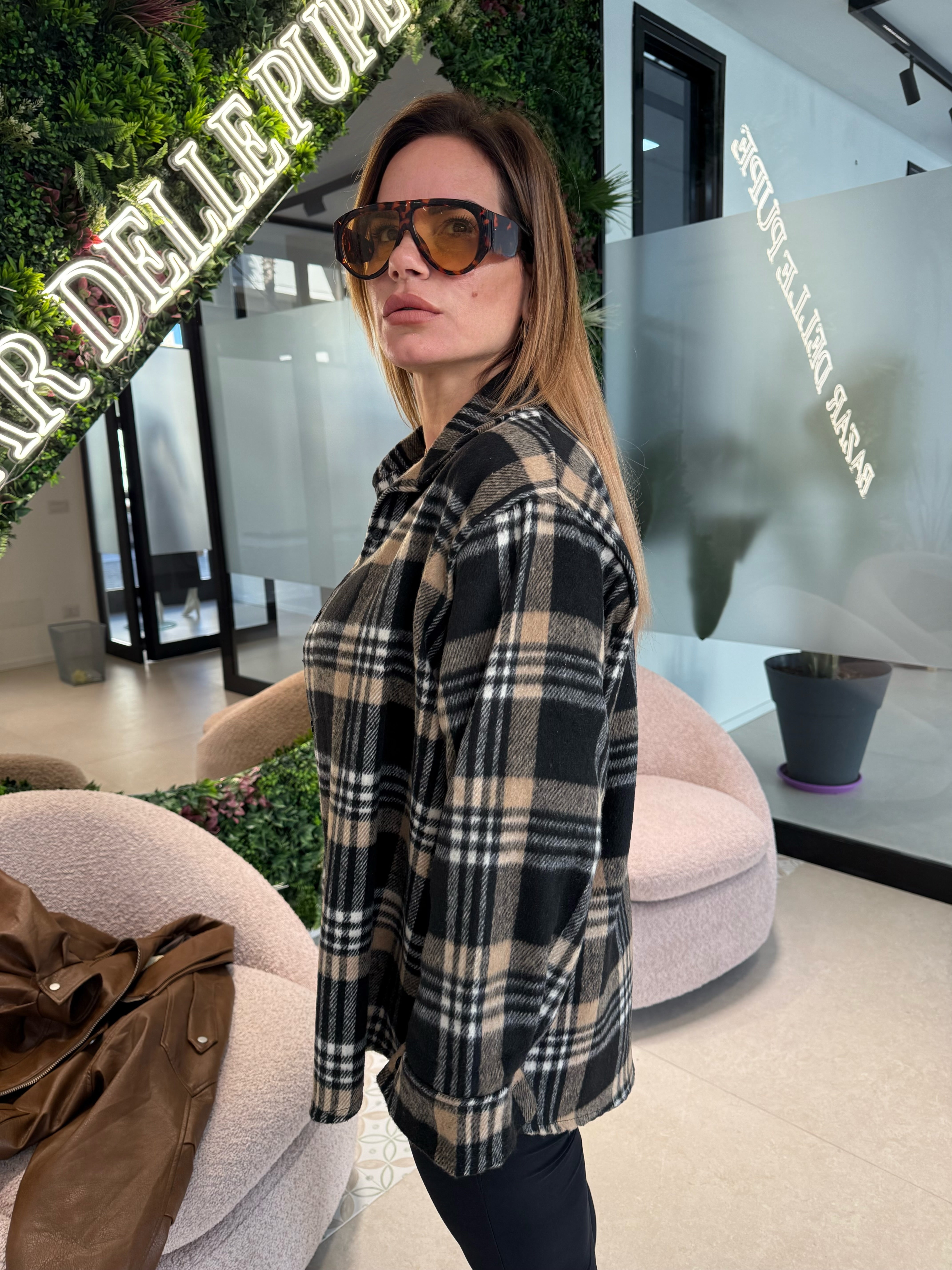 Camicia quadri curvy