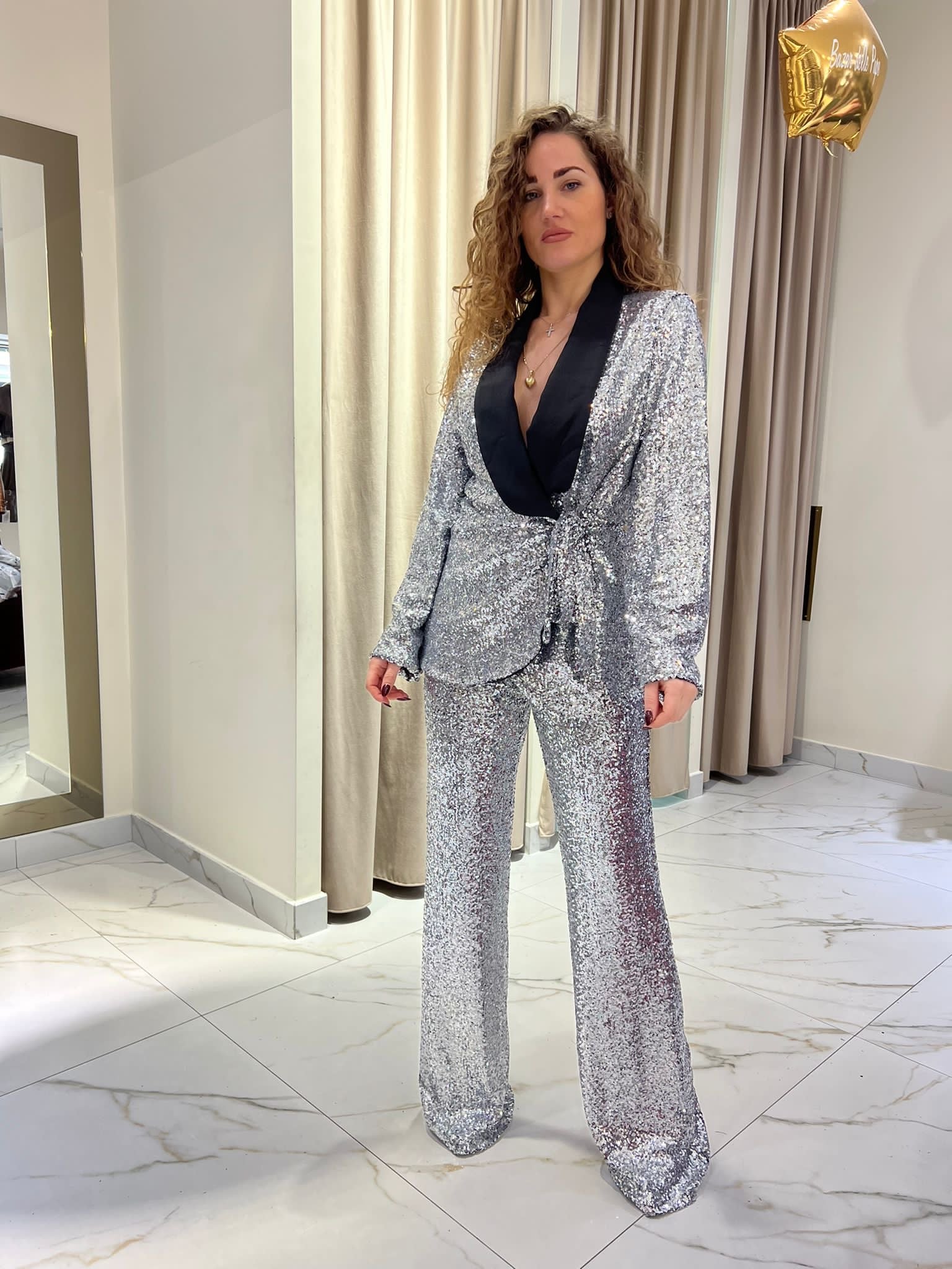 Tailleur paillettes
