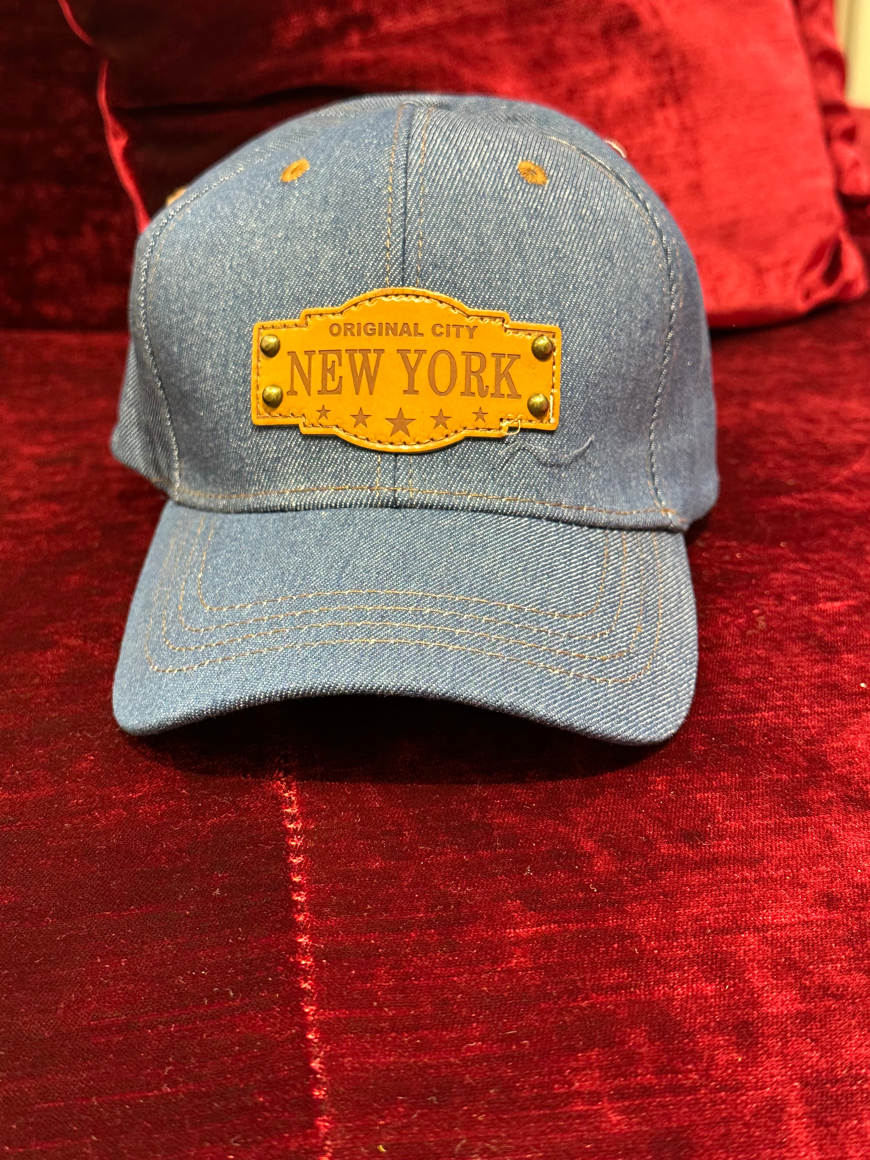 Berretto New York denim