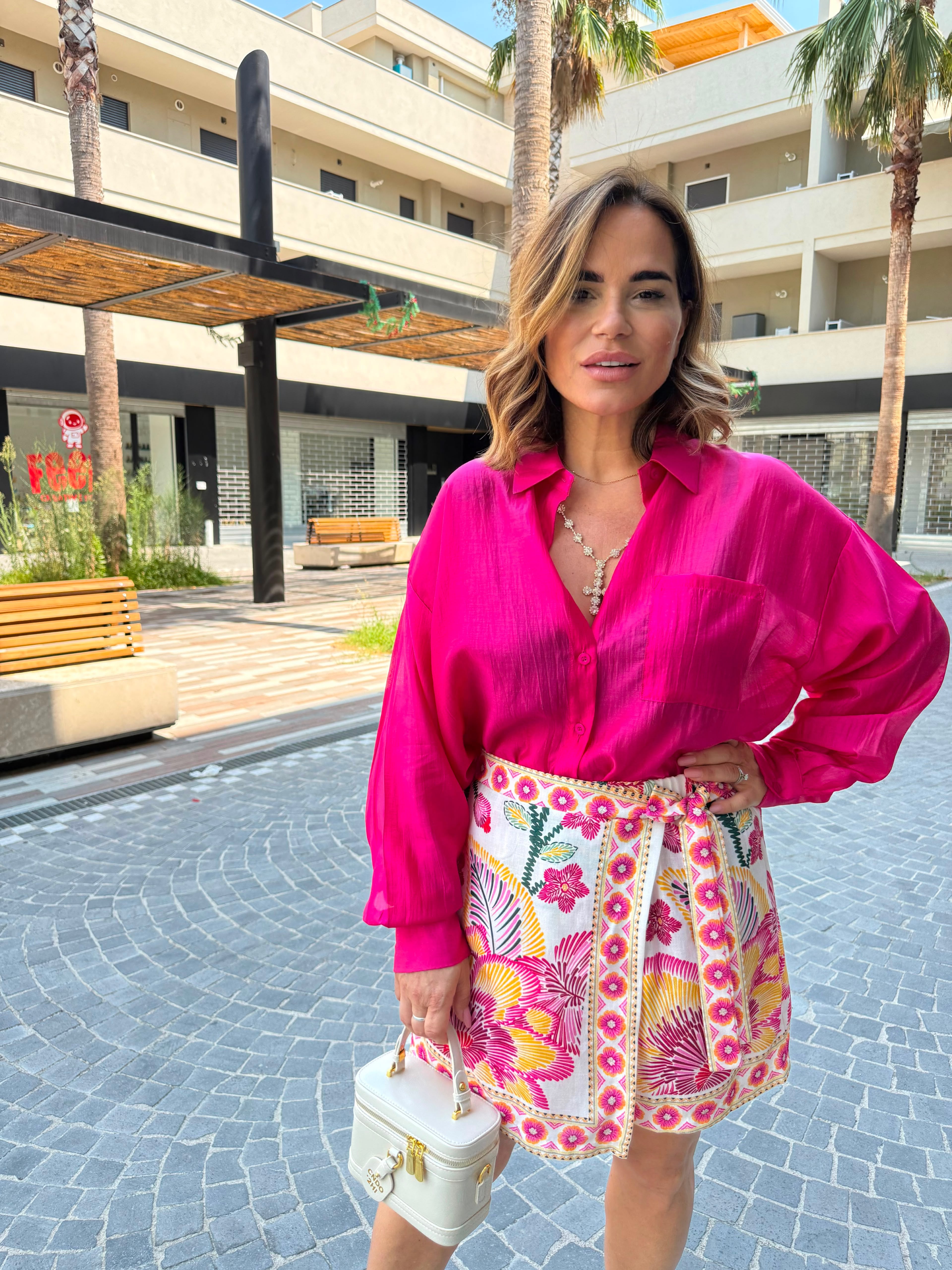 Pantagonna fiori curvy