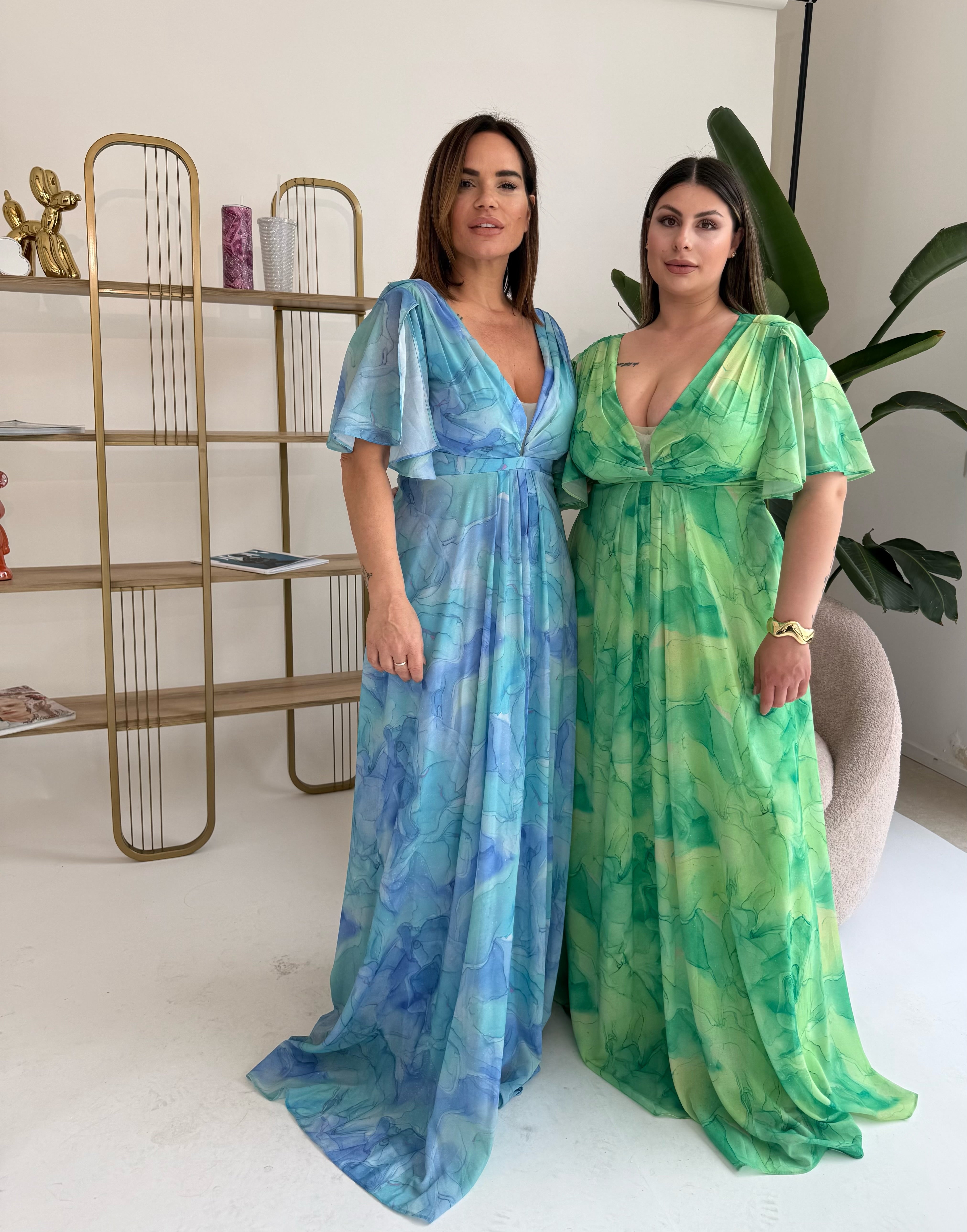 Abito cerimonia colorato