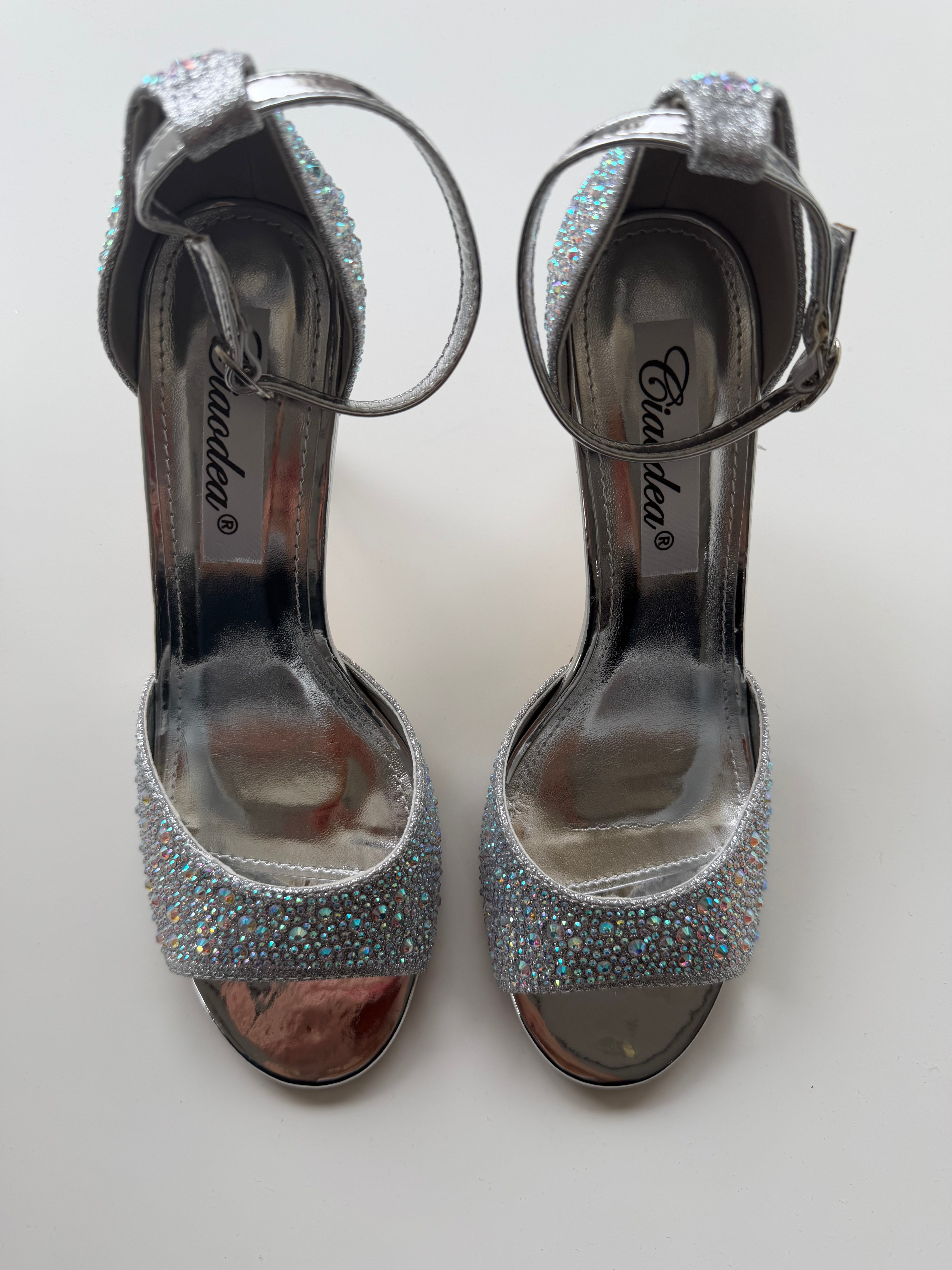 Sandali strass multicolor