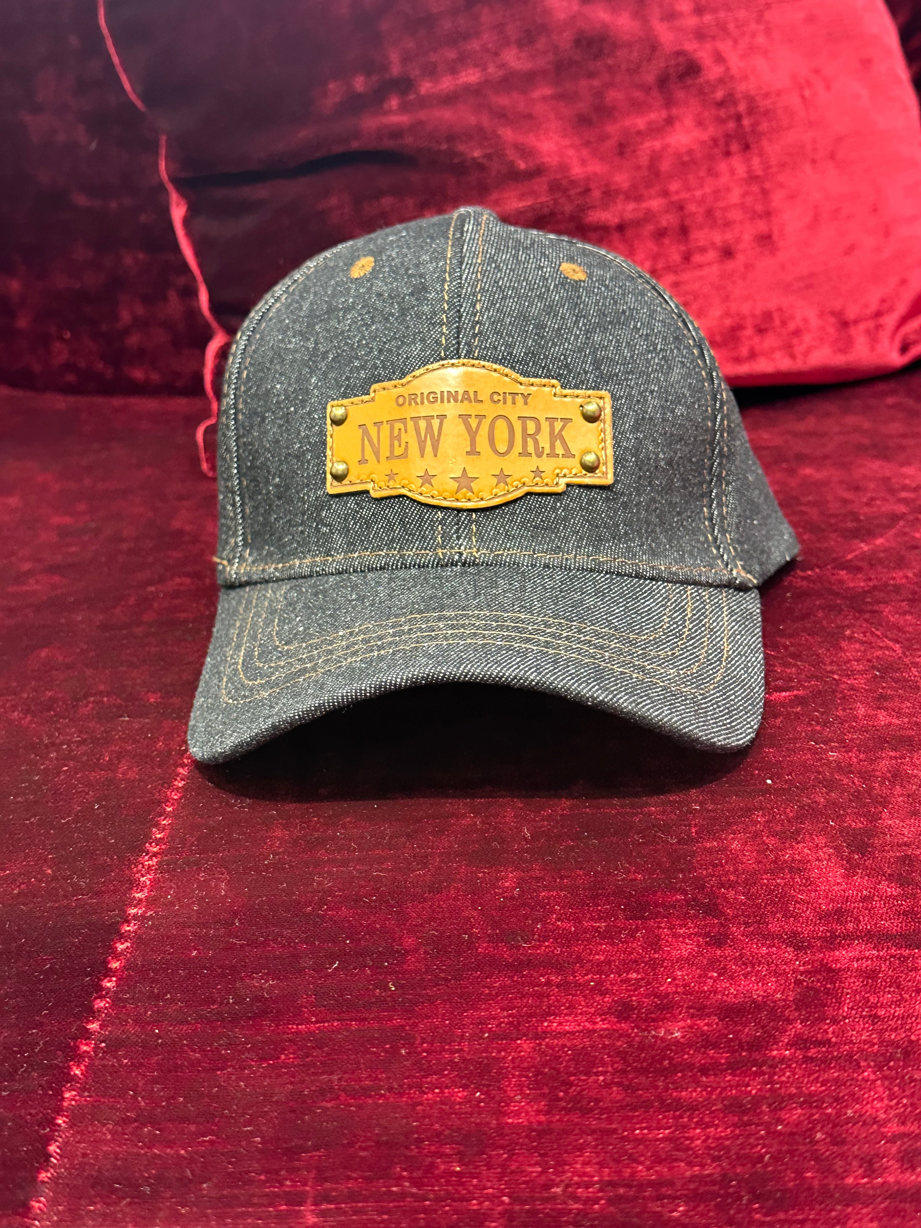 Berretto New York denim