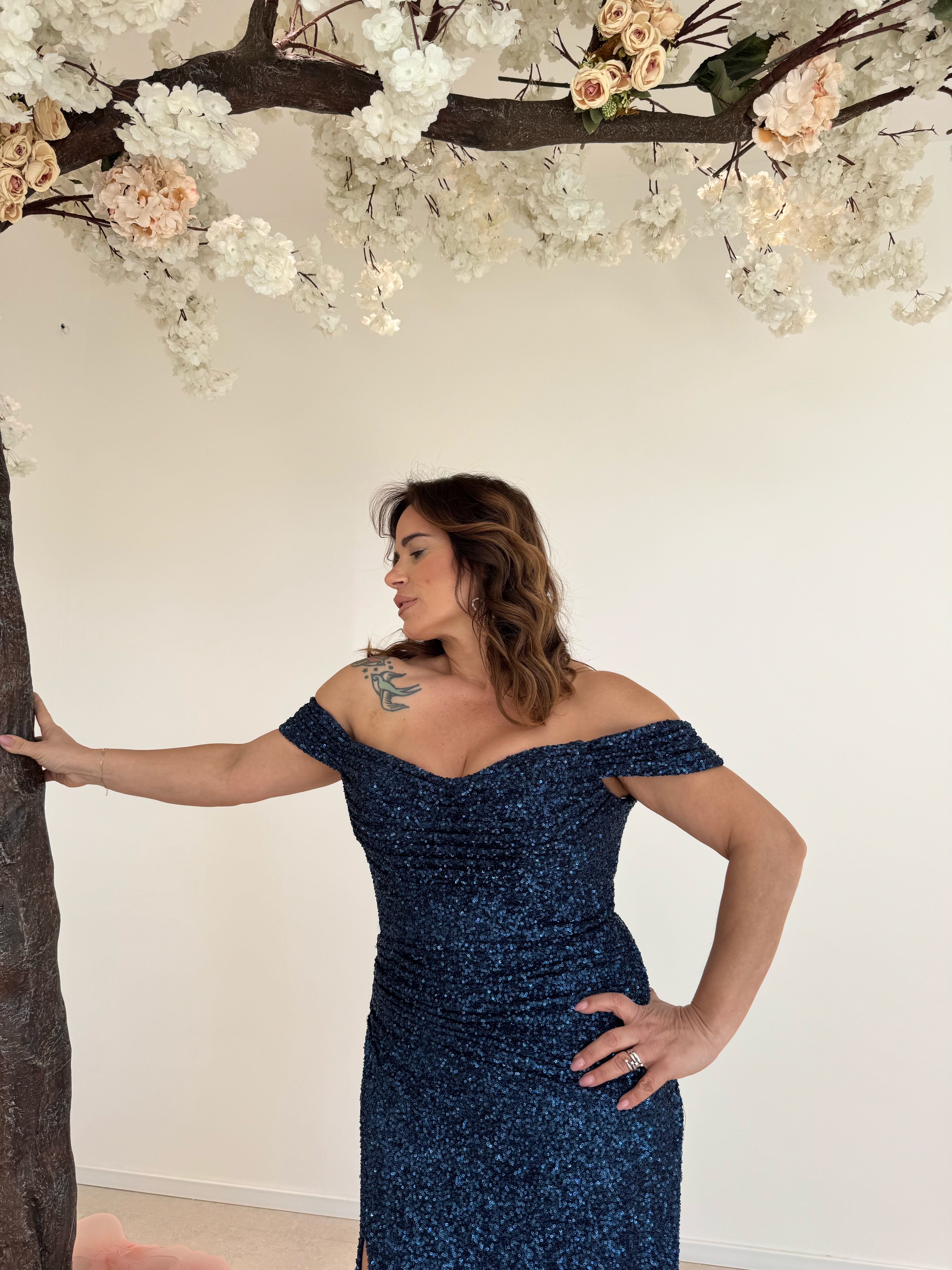 Abito da cerimonia paillettes