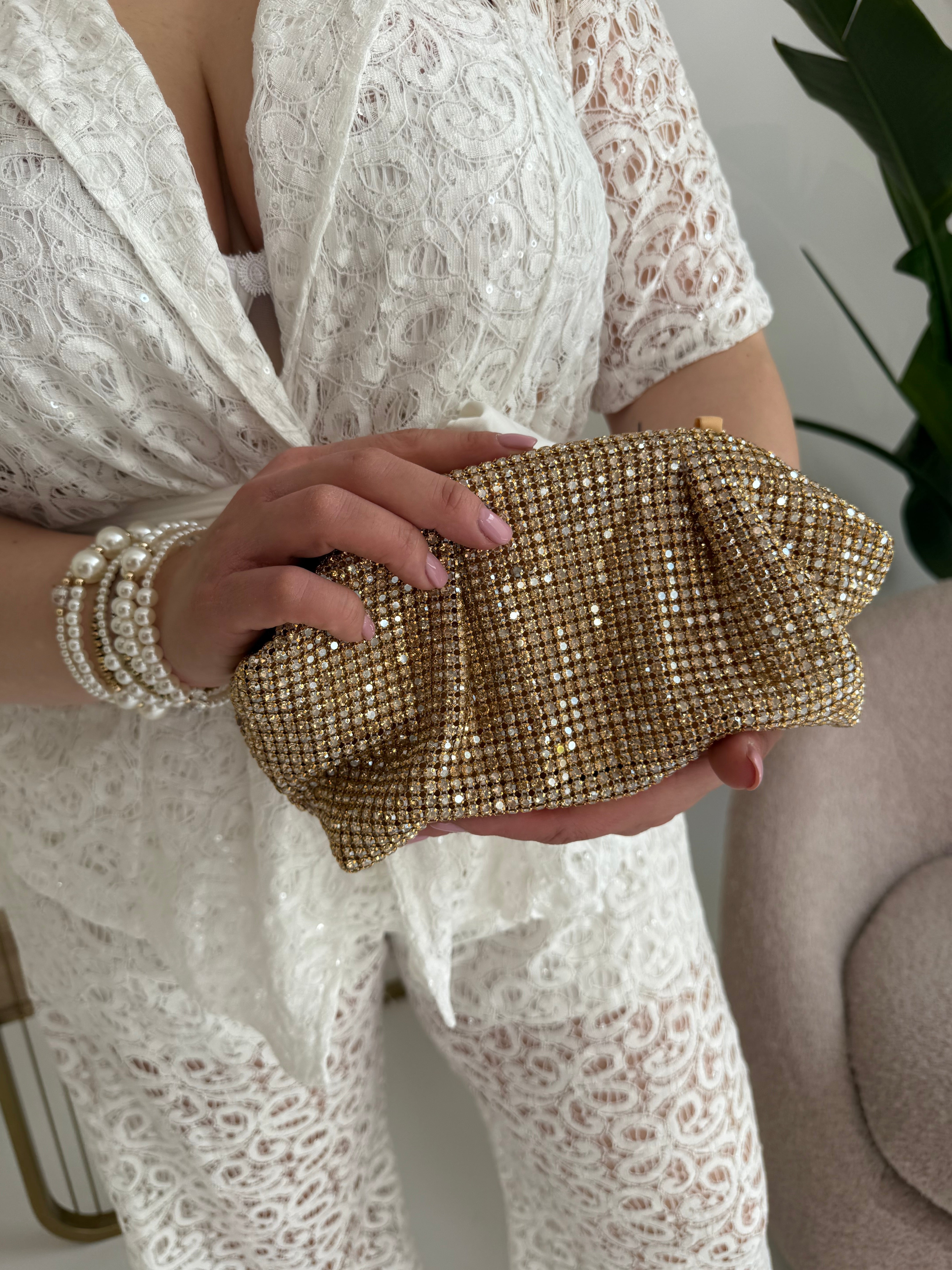 Pochette strass morbida