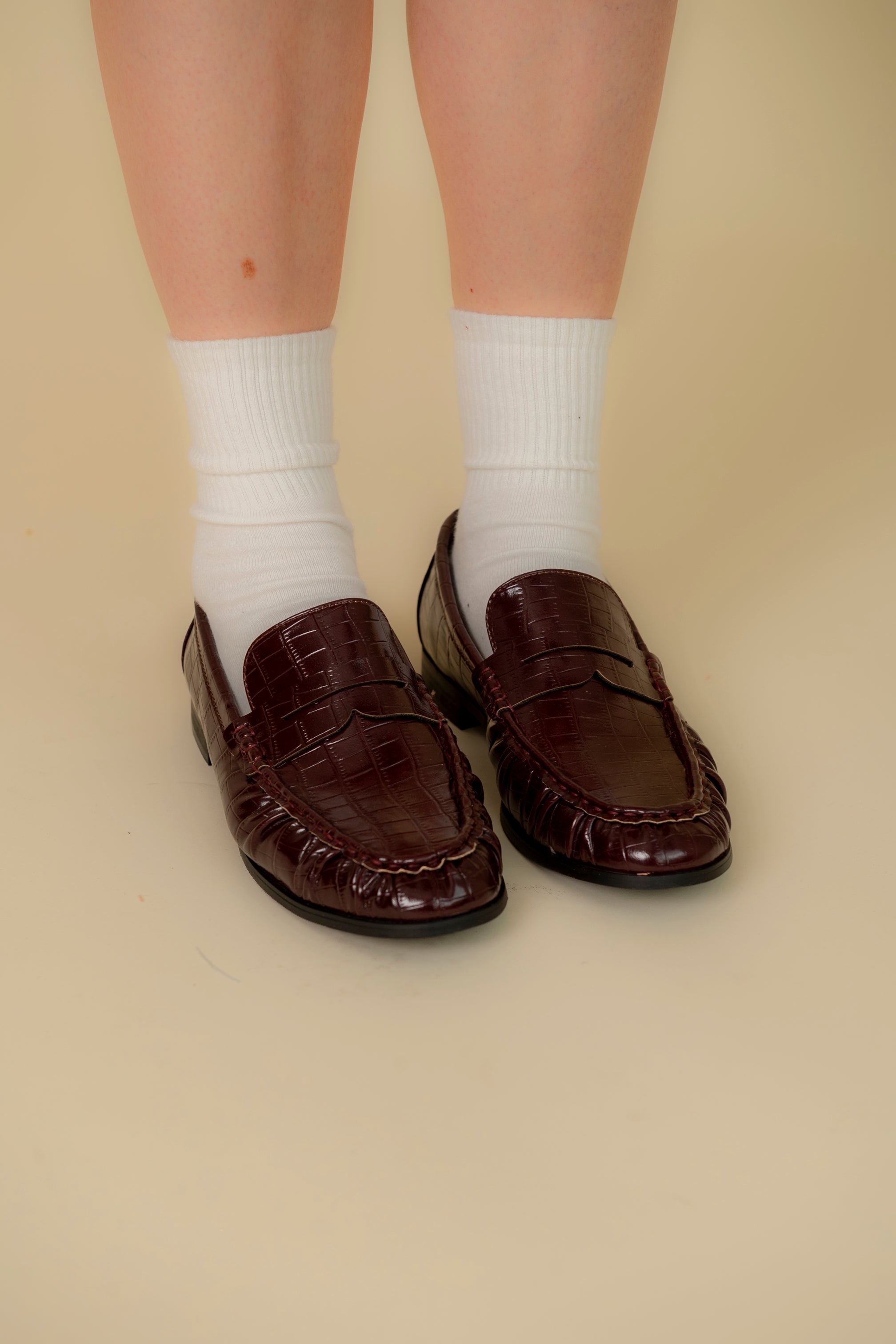 Mocassini ecopelle pitonati