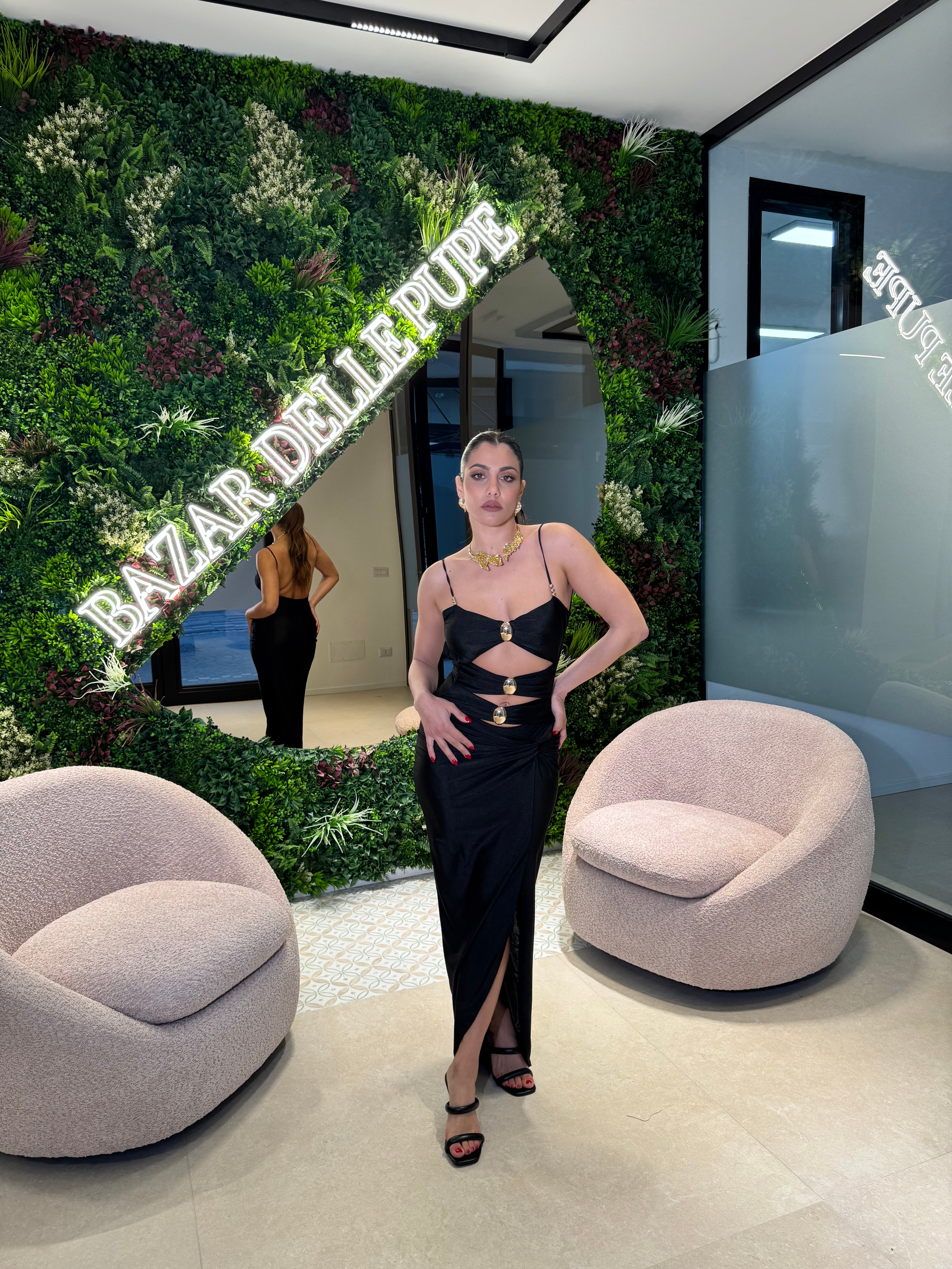 Bikini con dettagli gold