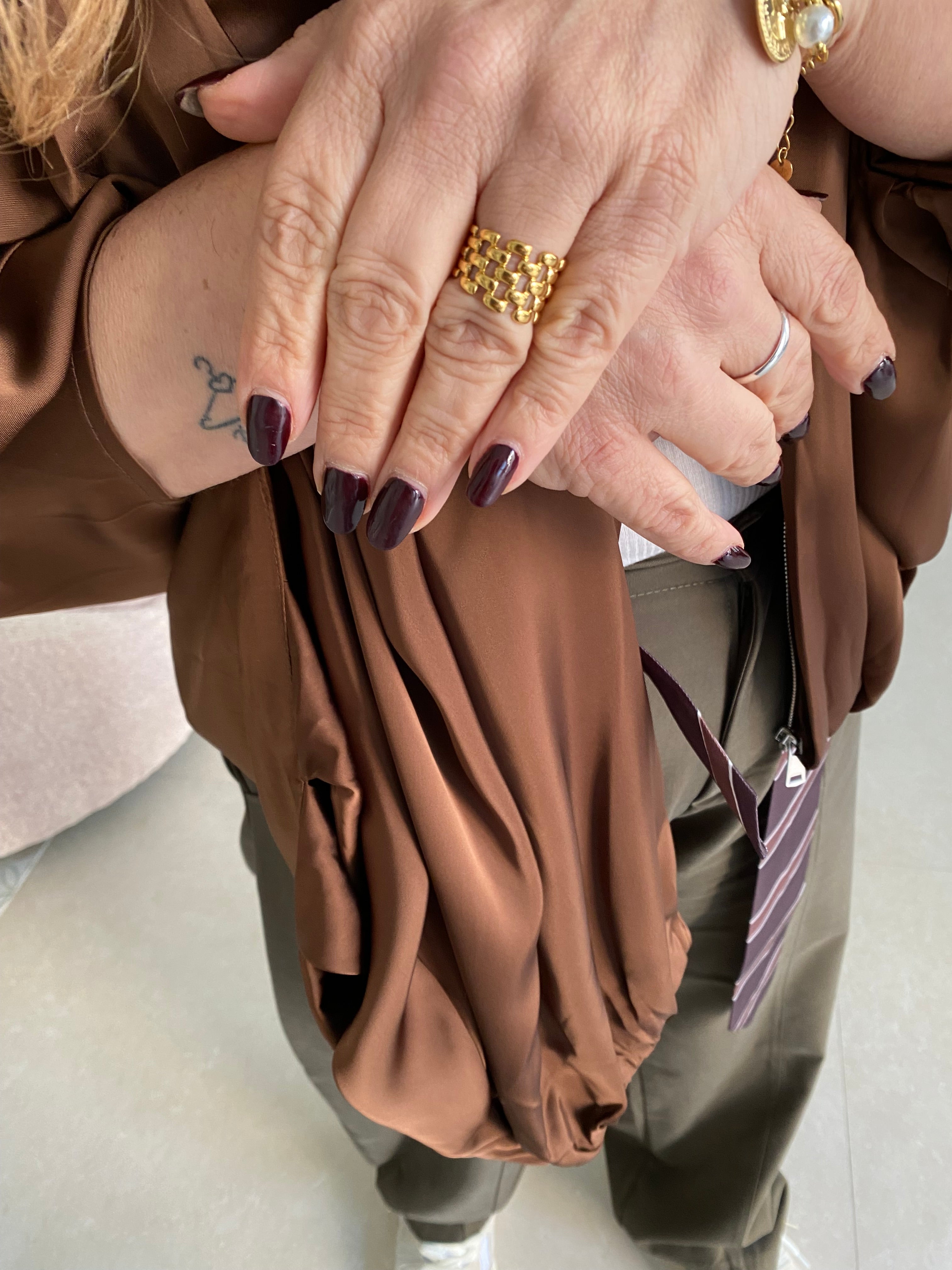 Anello maglia intrecciata