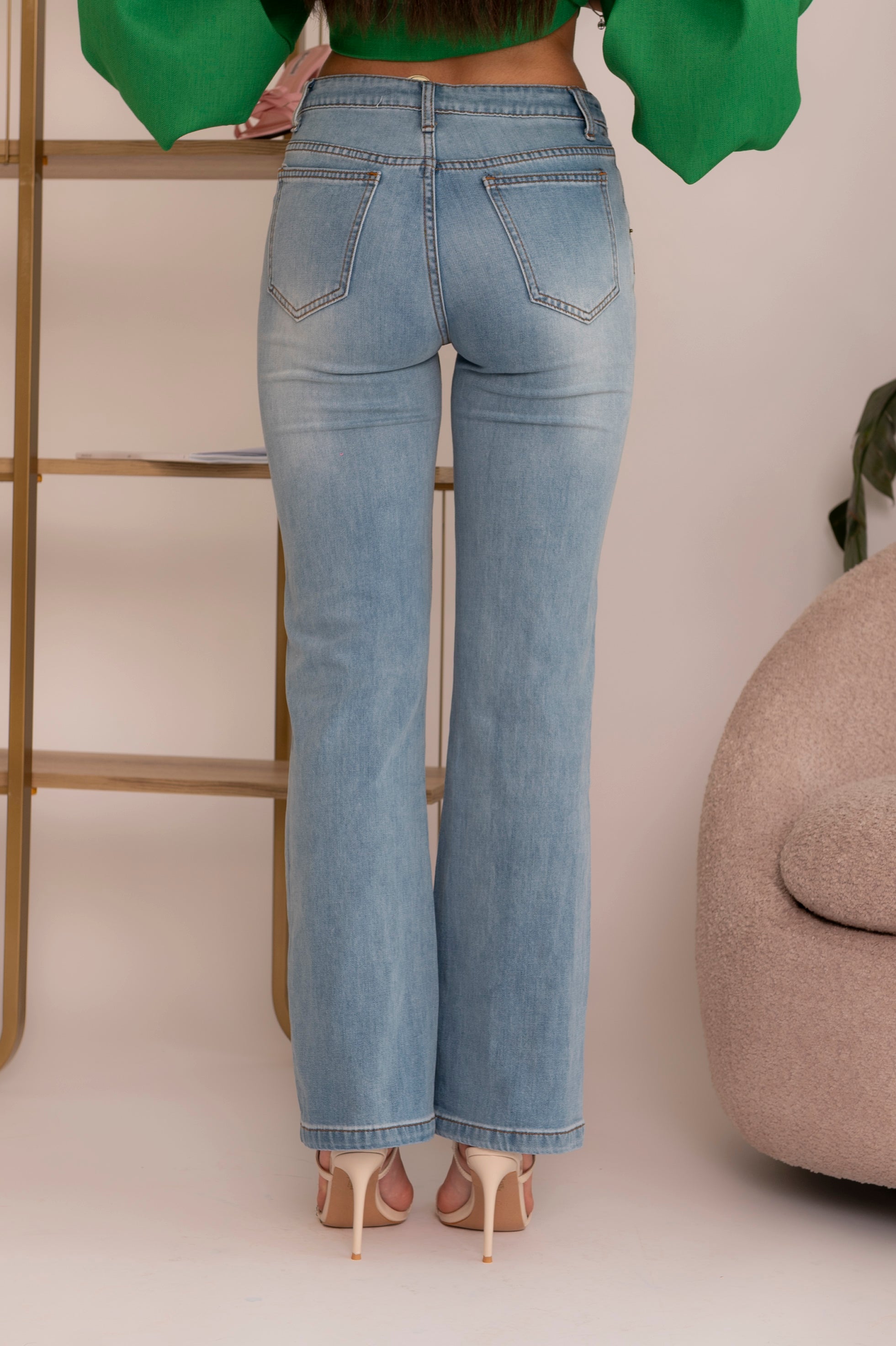 Jeans low loose