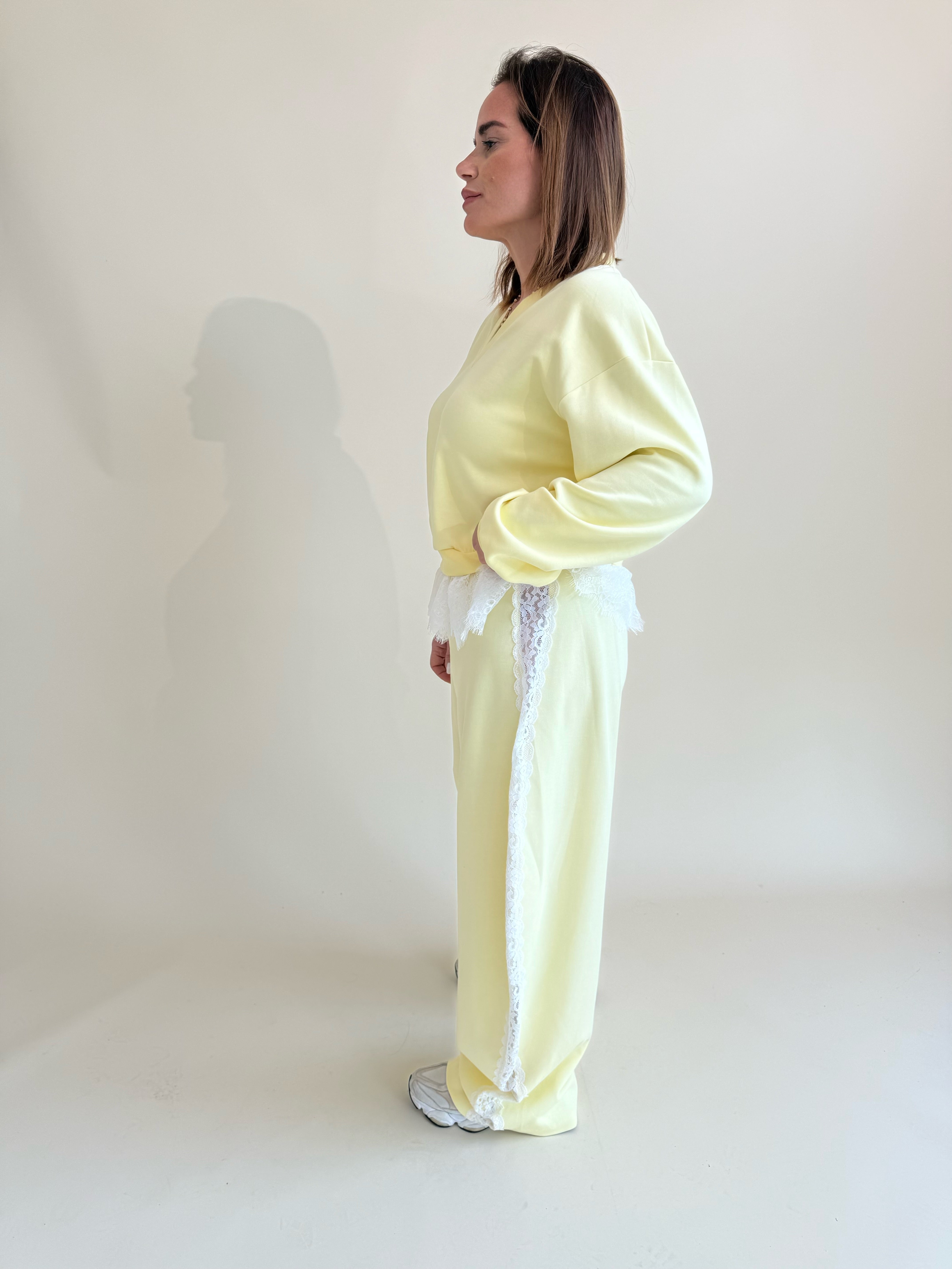 Cordset tuta in pizzo Lumina