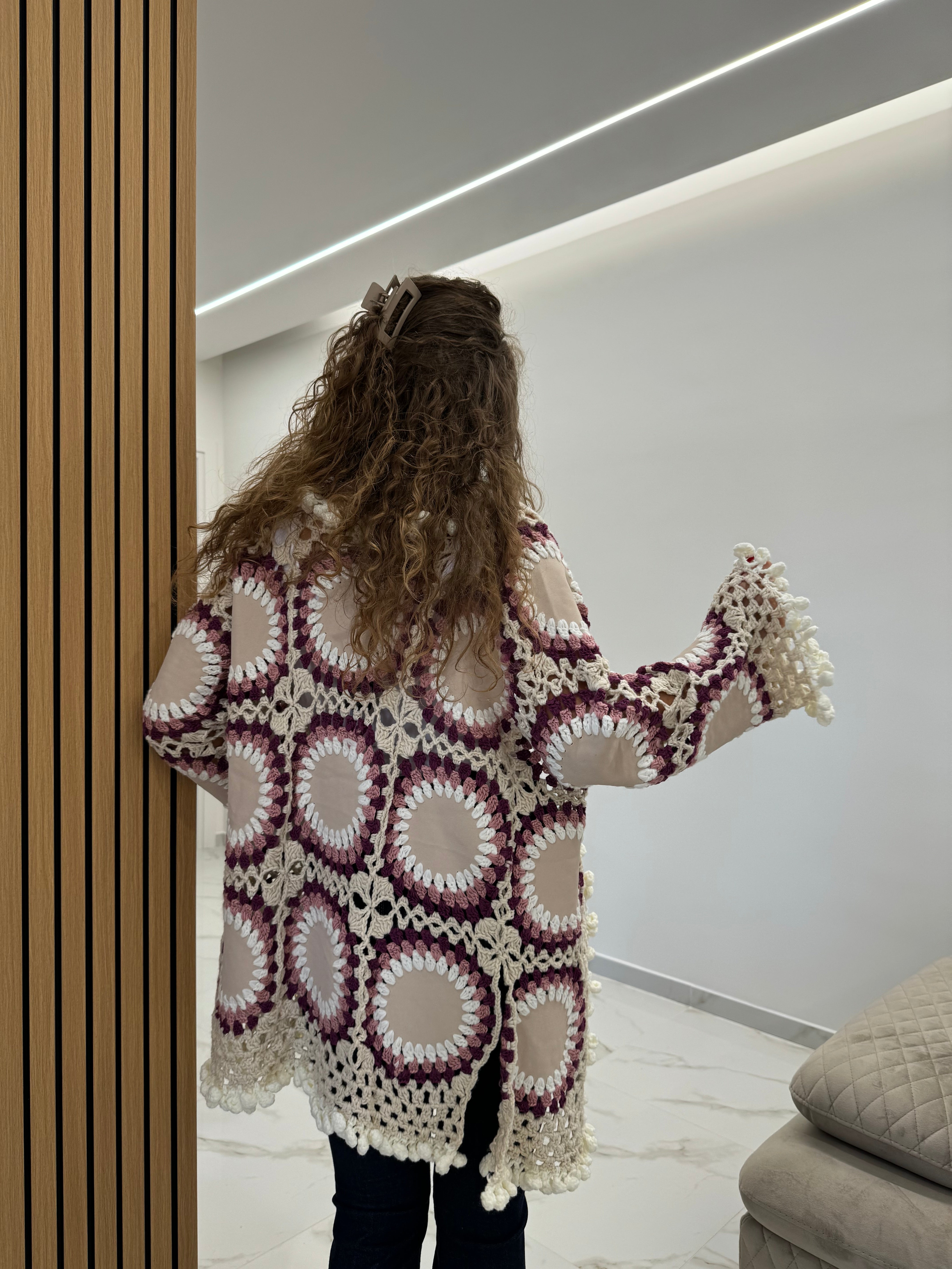 Cardigan uncinetto