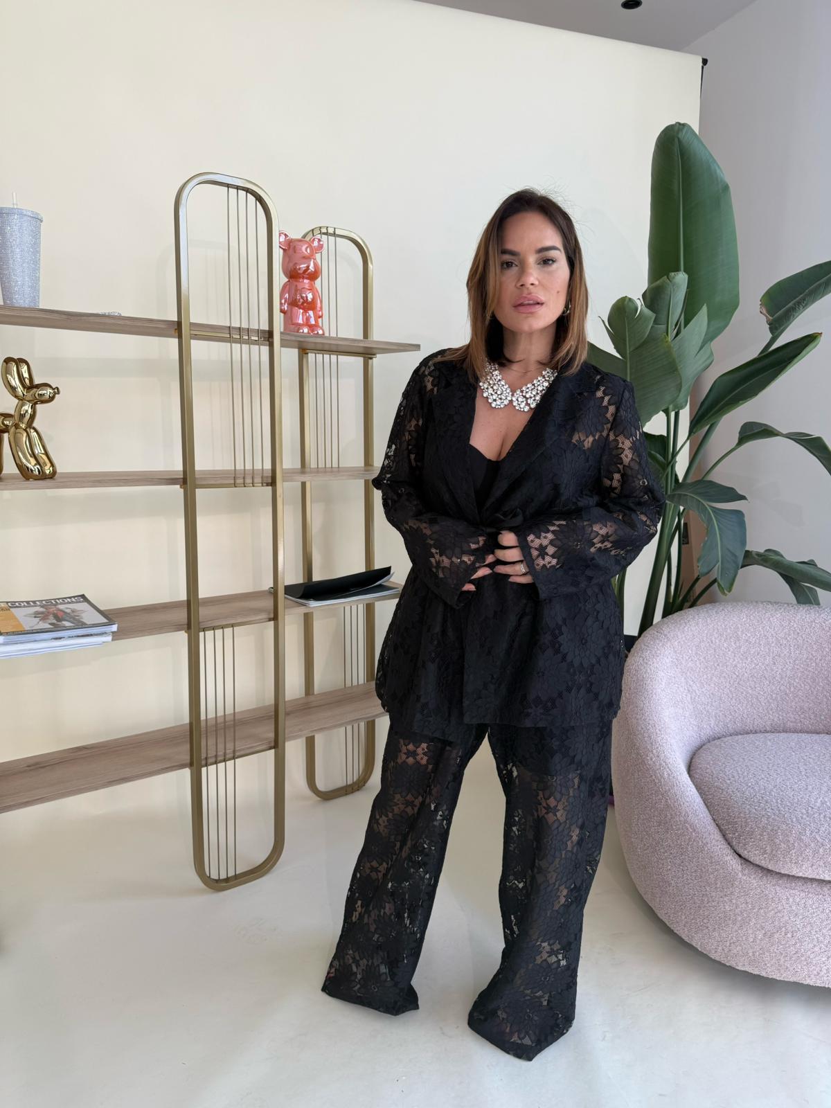 Tailleur merletto curvy