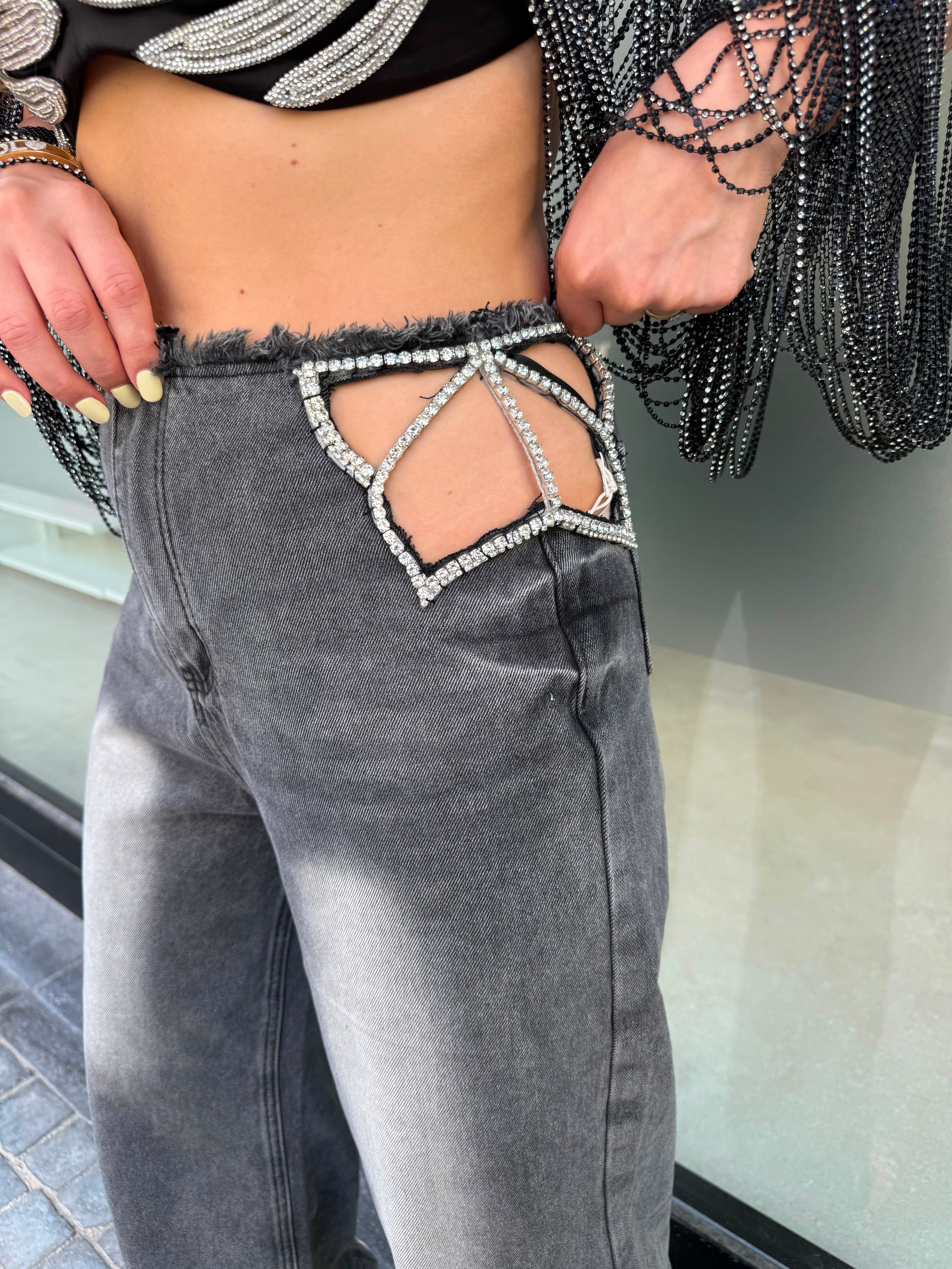 Jeans stella strass