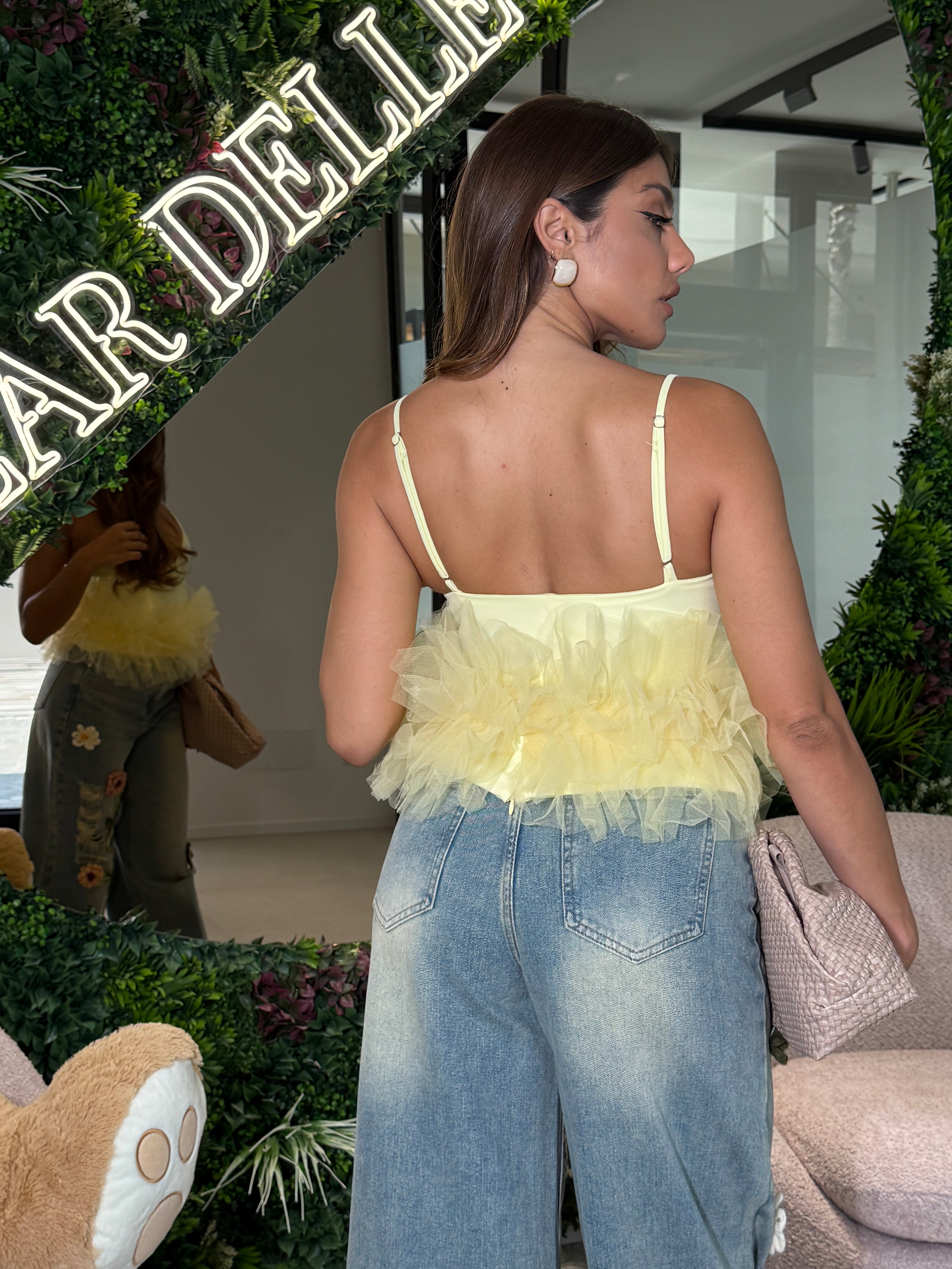 Top con tulle