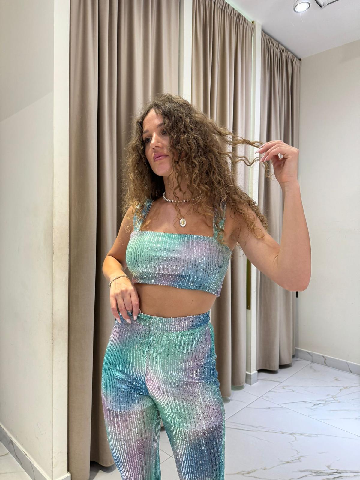 Cordset paillettes sfumato