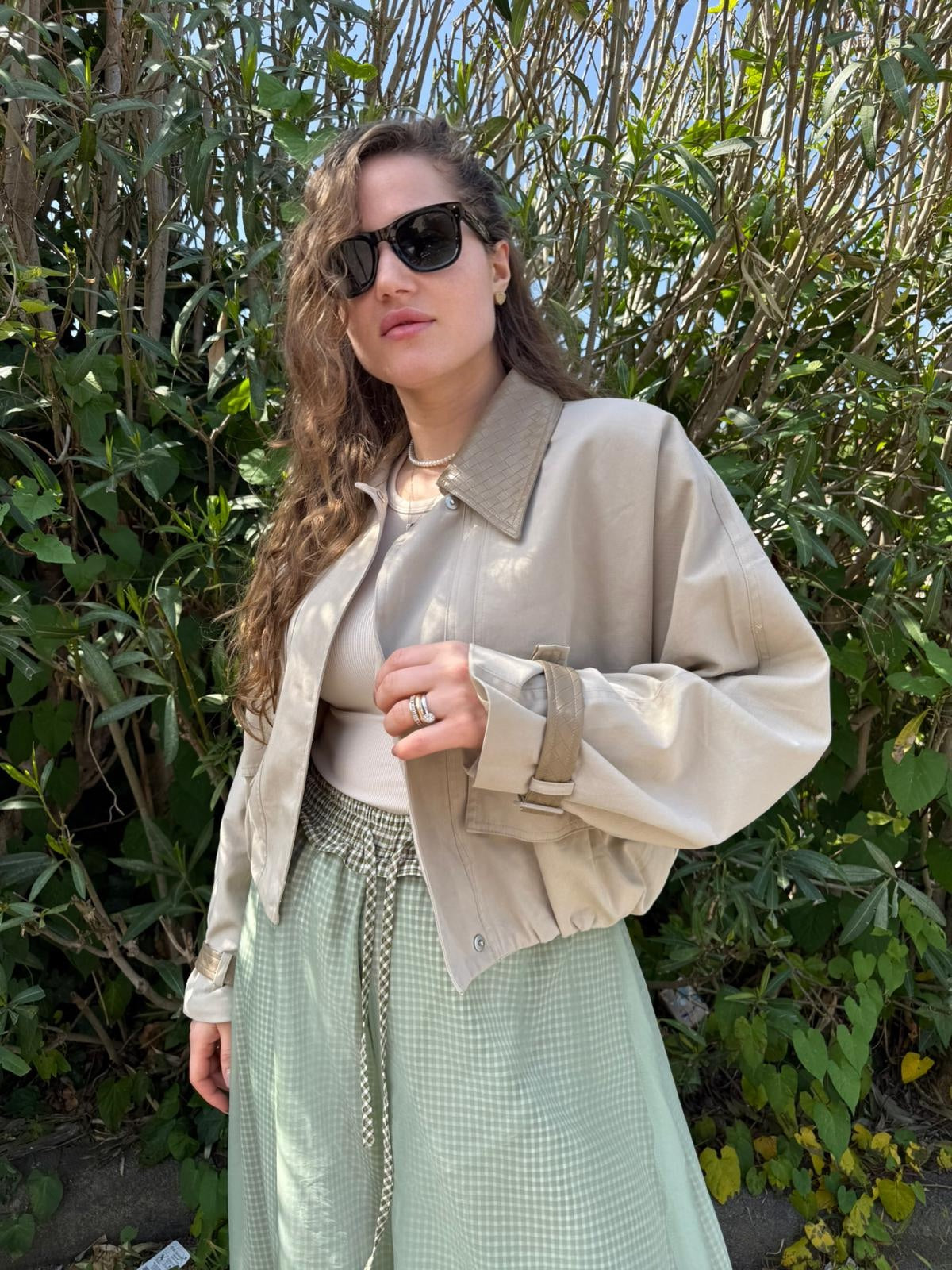 Trench crop con arriccio